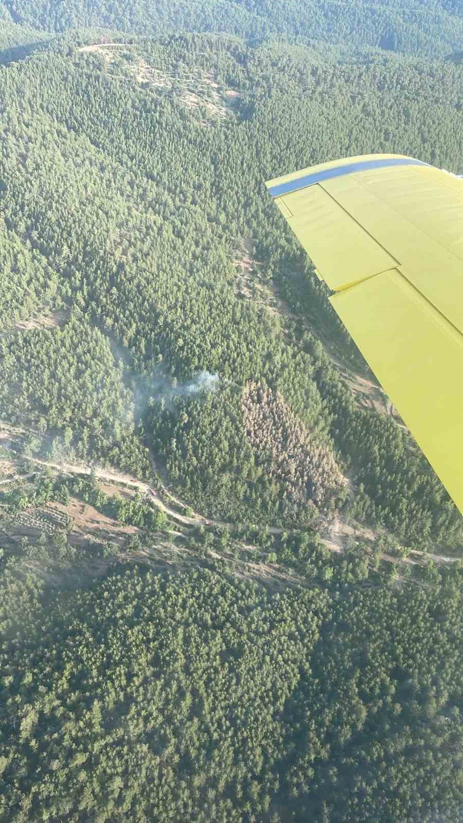 Ormancıya kızıp orman yakan çoban, jandarmadan kaçamadı 