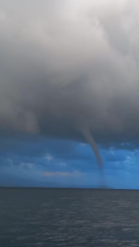 İskenderun körfezinde hortum