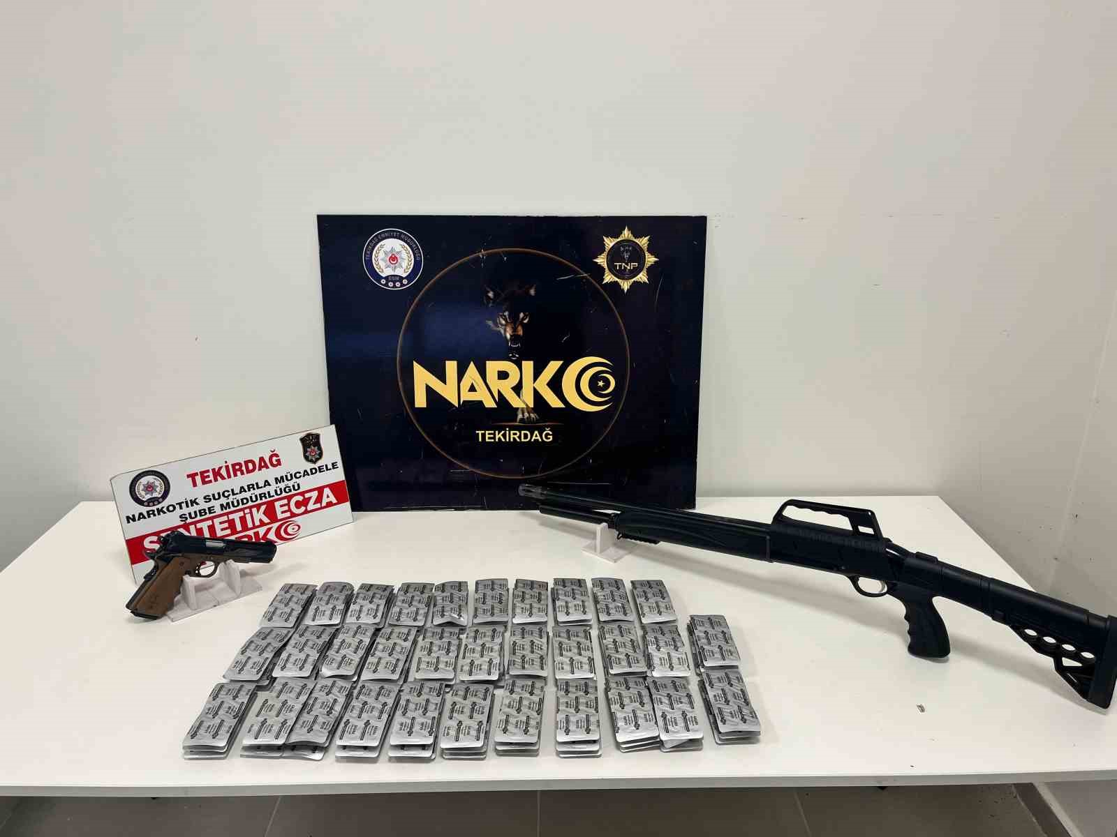 Tekirdağ&rsquo;da uyuşturucu operasyonu
