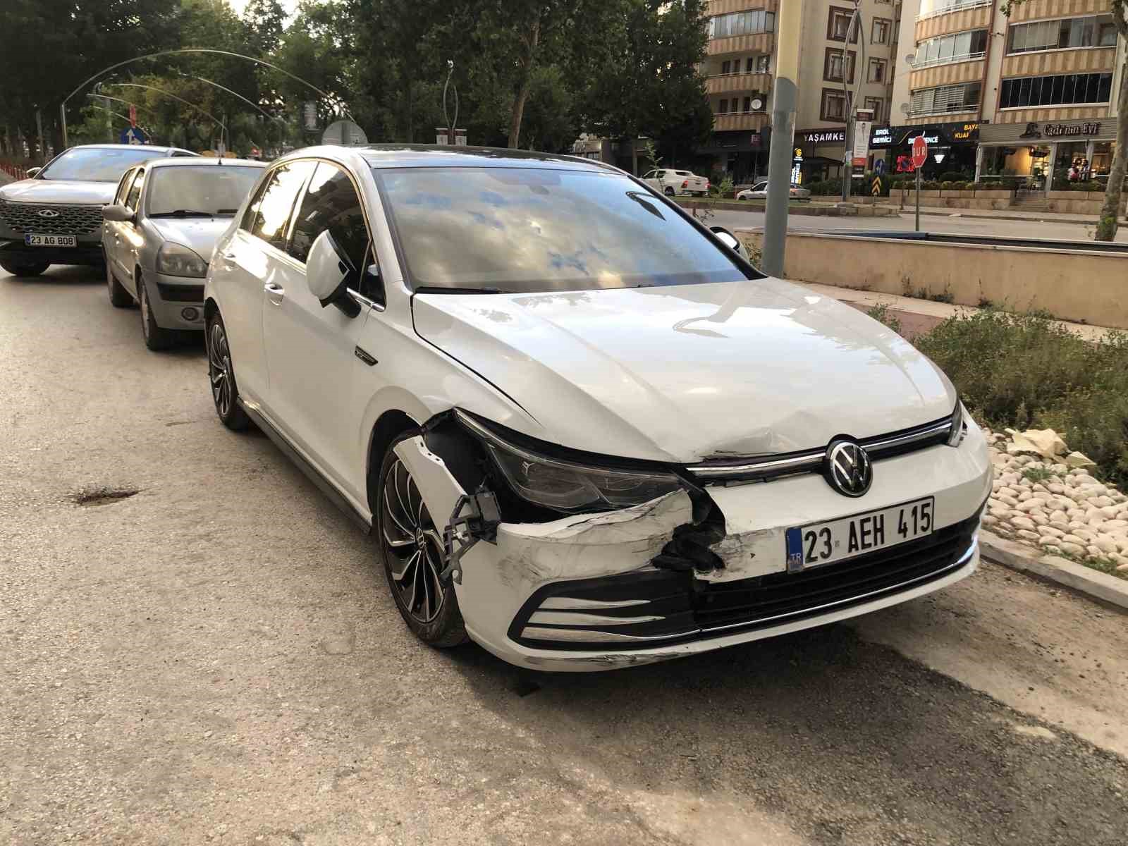 Elazığ’da trafik kazası: 1 yaralı