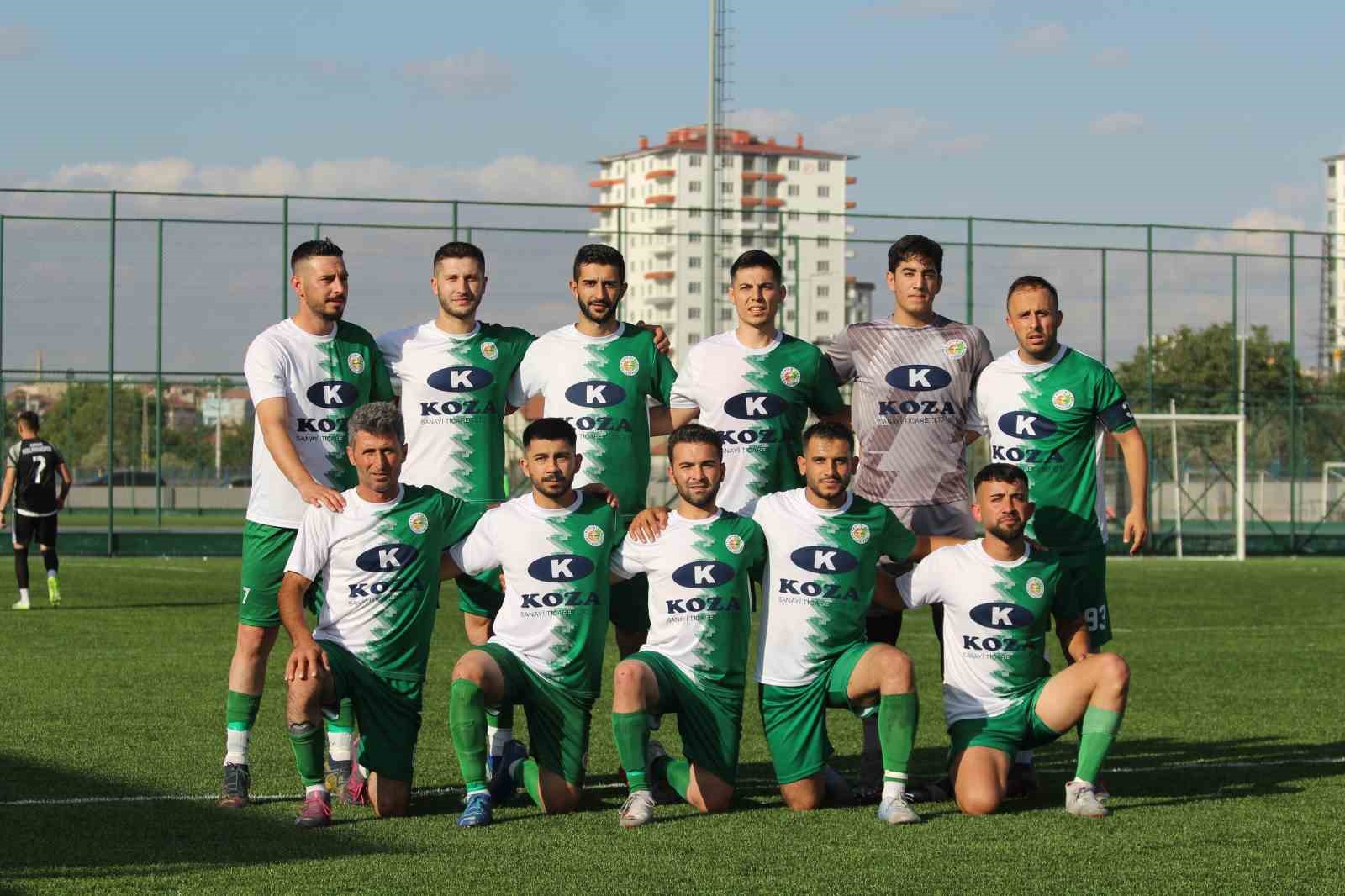 Kayseri 2. Amatör Küme’de şampiyonlar belli oldu