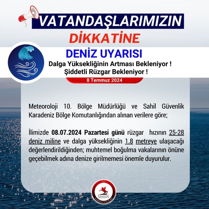 Karadeniz hırçınlaştı, ’denize girilmemesi’ uyarısı yapıldı
