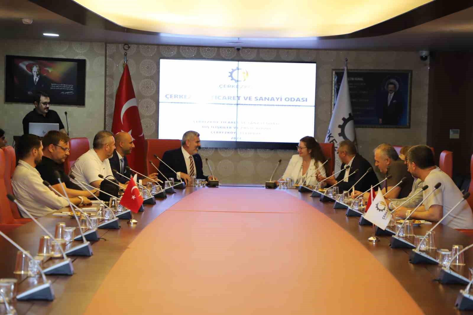 Çerkezköy TSO ile Bulgar Türk işadamları arasında iş birliği protokolü imzalandı
