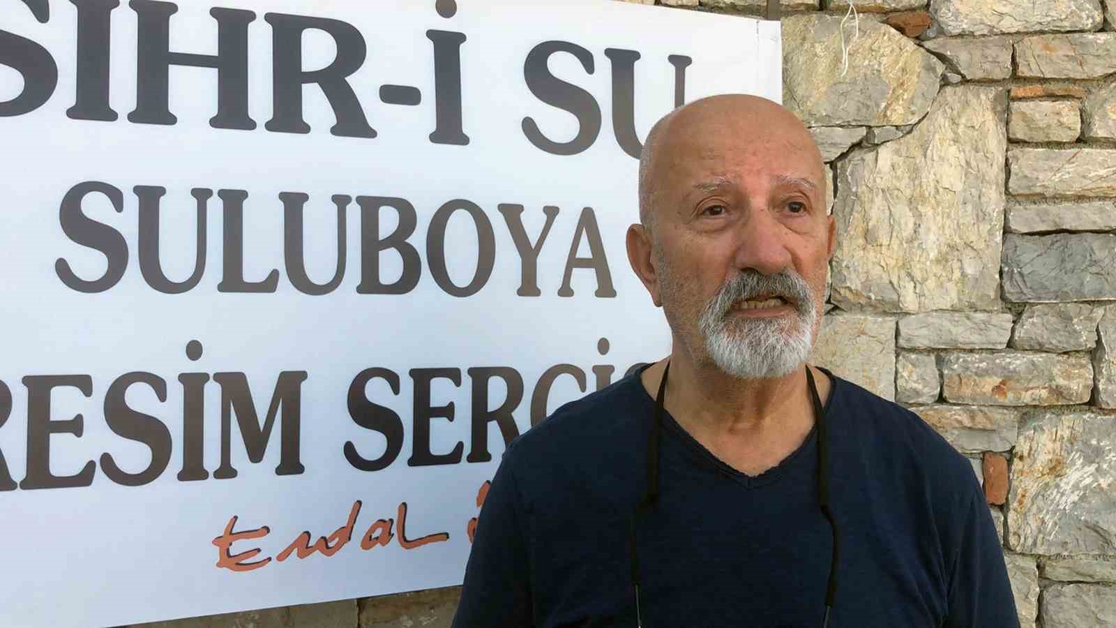 Dat&ccedil;a&rsquo;da Kıbrıs gazisinden suluboya resim sergisi
