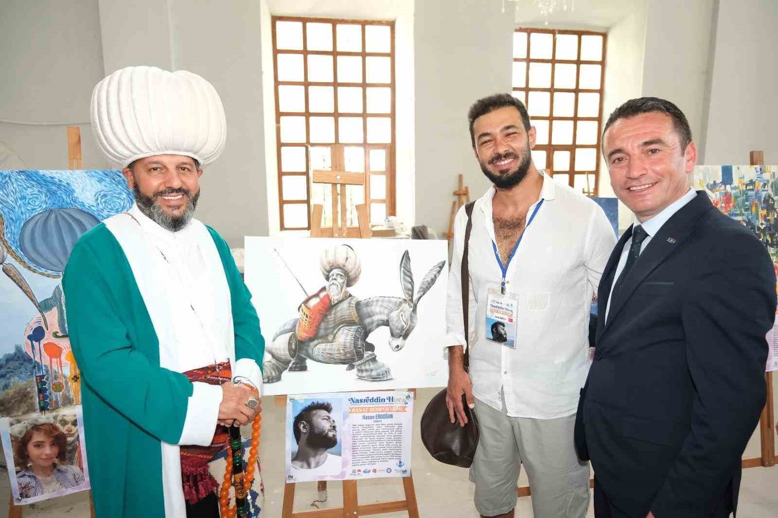 Nasreddin Hoca Sanat Sempozyumu 23 &uuml;lkeden 40 sanat&ccedil;ının katılımı ile tamamlandı
