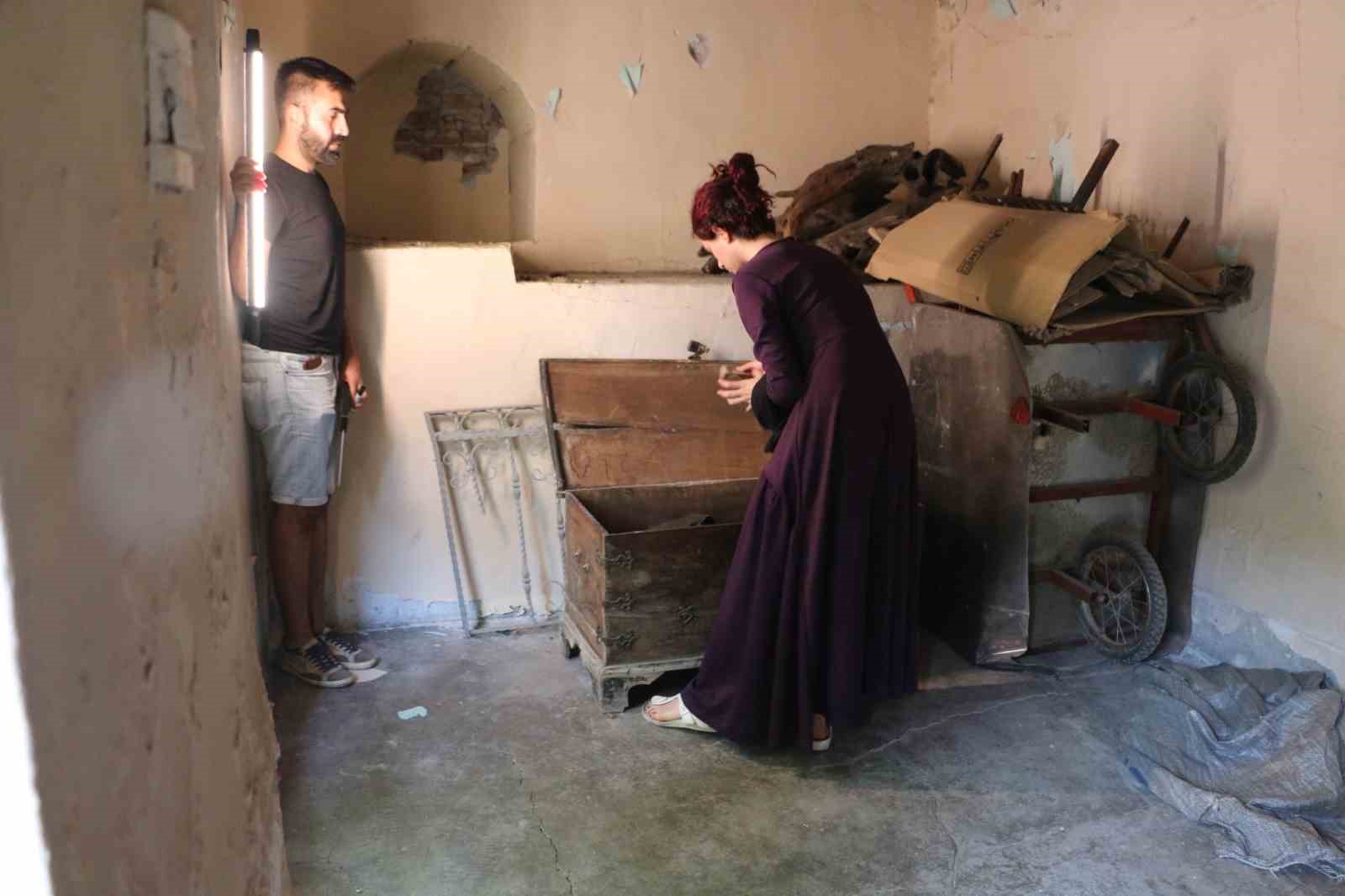 Diyarbakır&rsquo;ın tarihi Sur il&ccedil;esinde uzun metrajlı korku filmi &ccedil;ekiliyor
