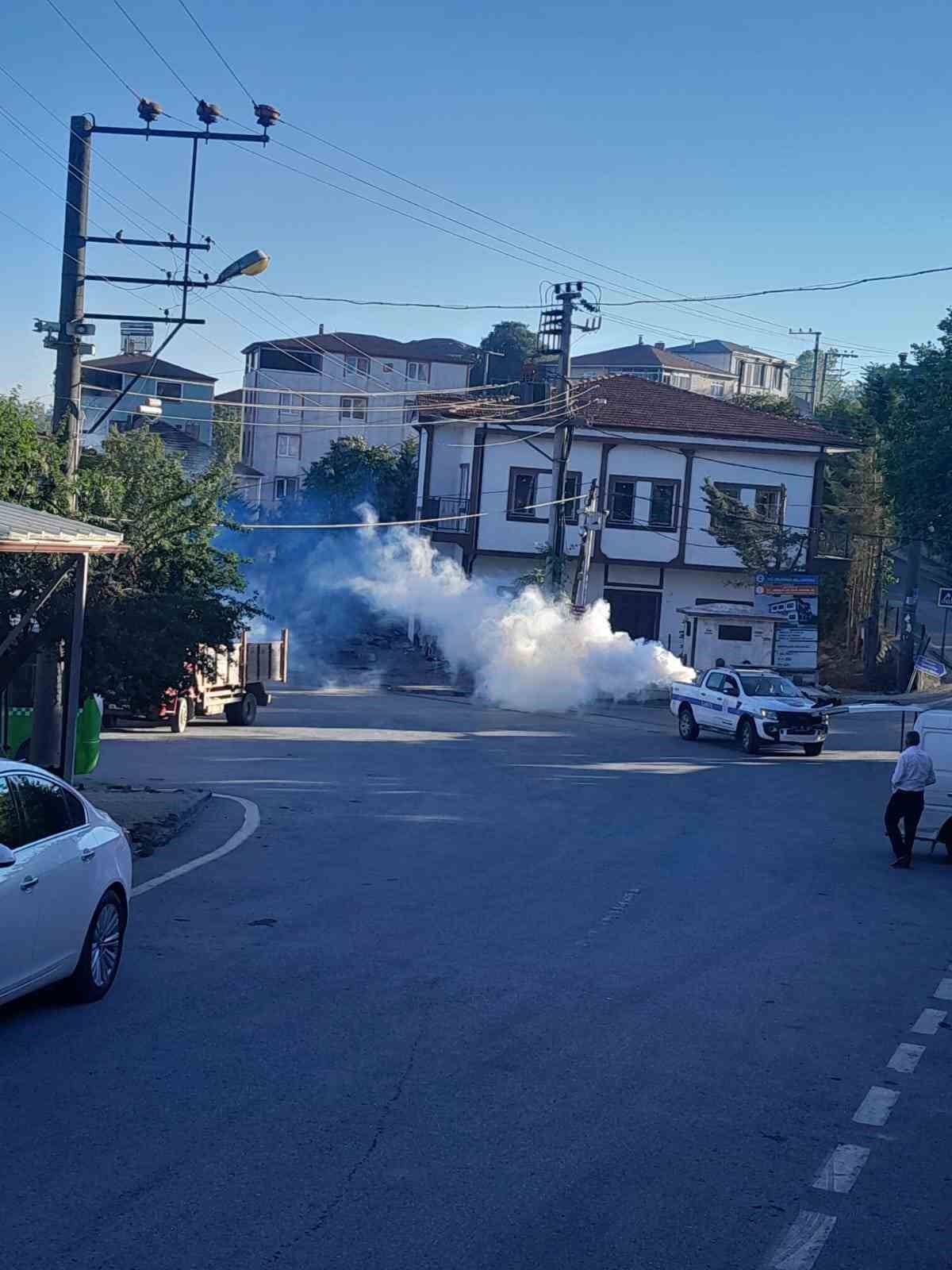 Dilovası’nda ilaçlama çalışmaları