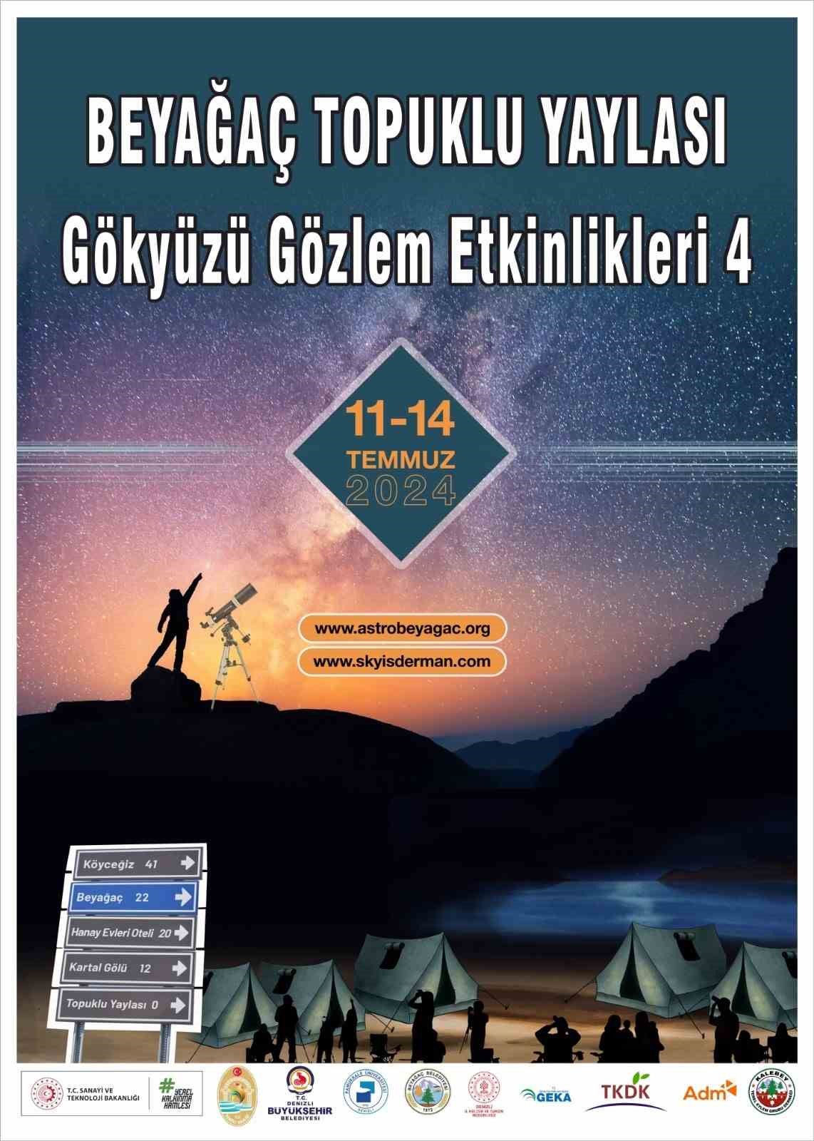 Astronomi tutkunları derin uzayı keşfetmek için Topuklu Yaylası’nda buluşacak
