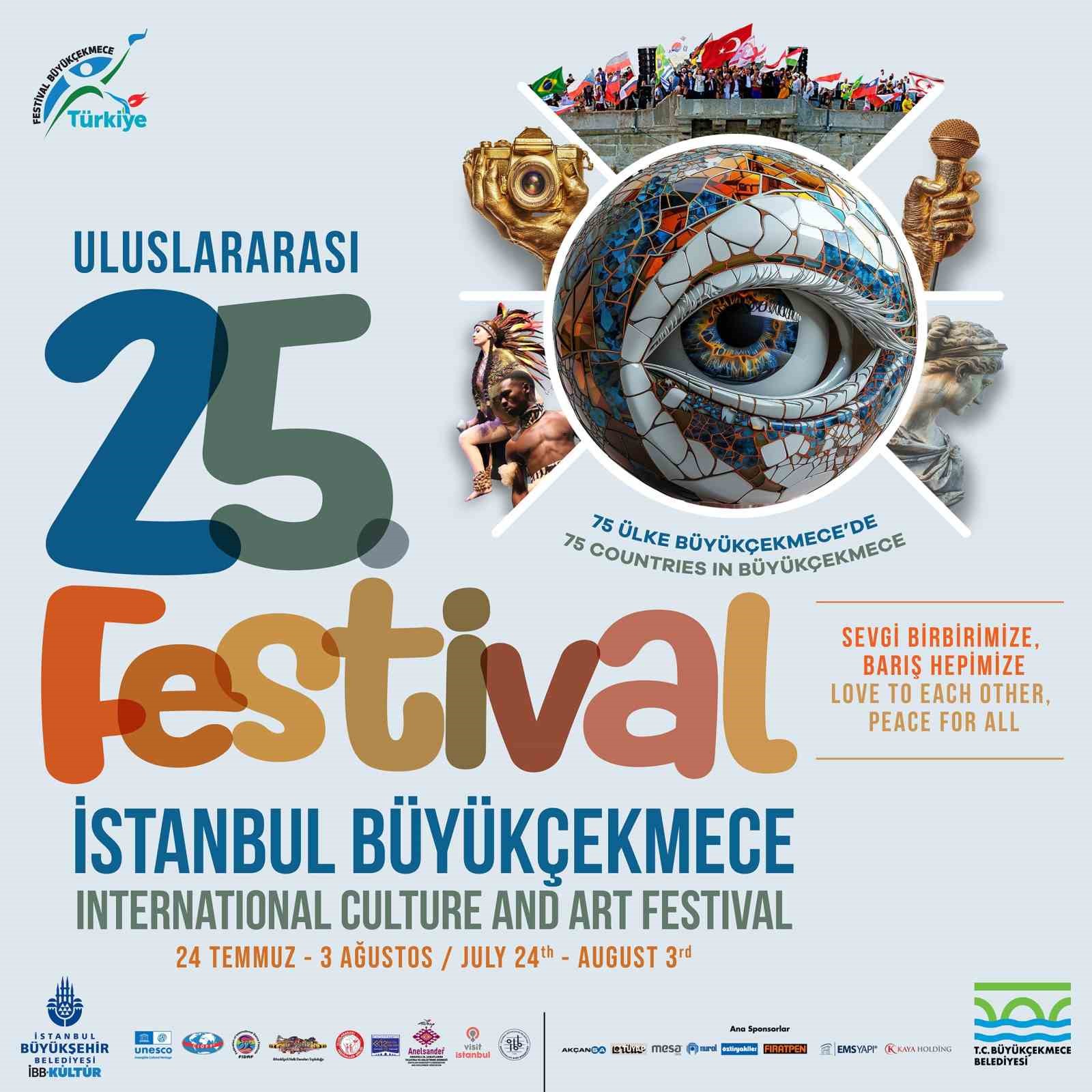 B&uuml;y&uuml;k&ccedil;ekmece K&uuml;lt&uuml;r ve Sanat Festivali 25&rsquo;inci kez kapılarını a&ccedil;ıyor
