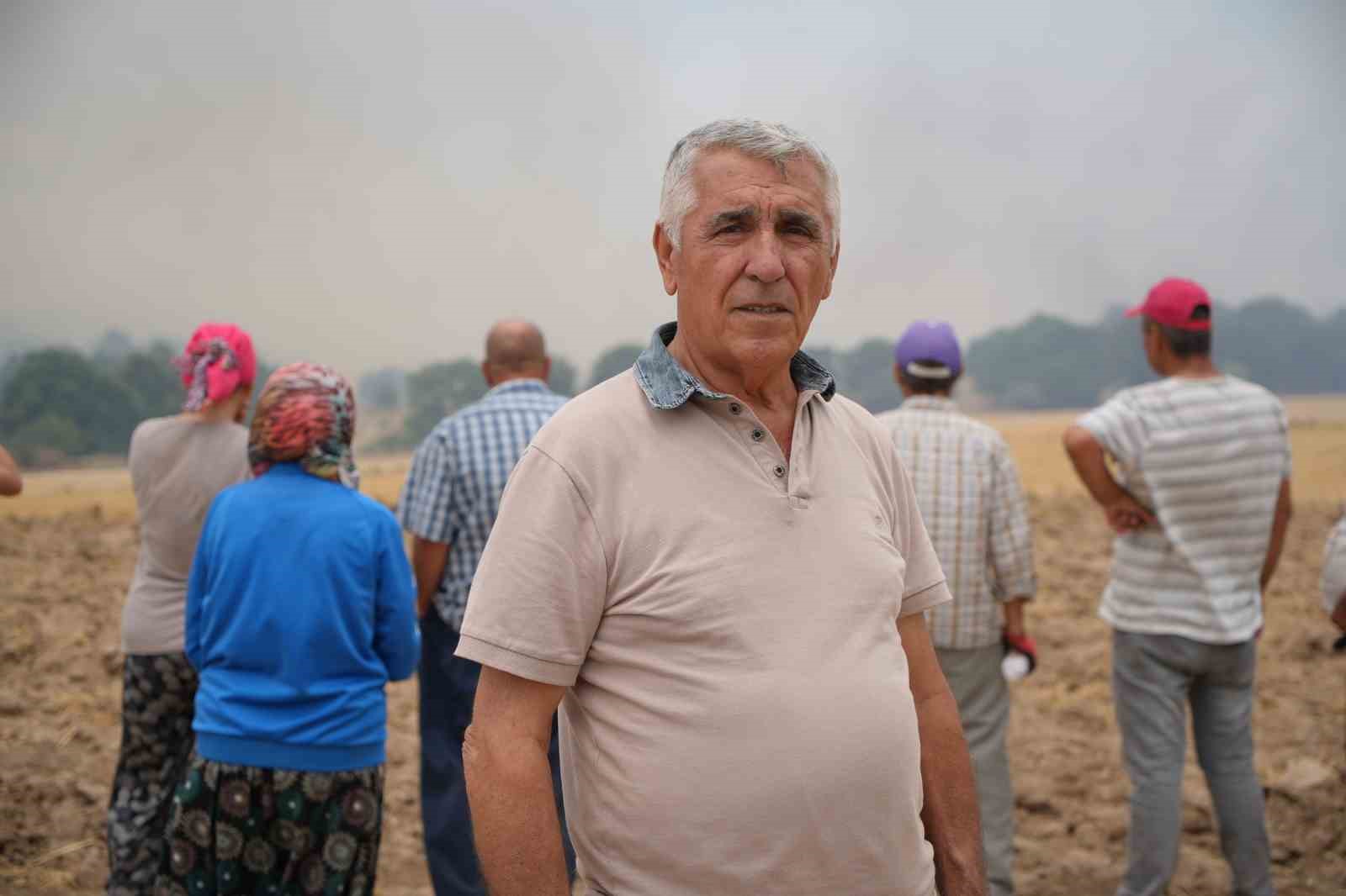 Edirne&rsquo;deki orman yangınına havadan ve karadan m&uuml;dahale s&uuml;r&uuml;yor
