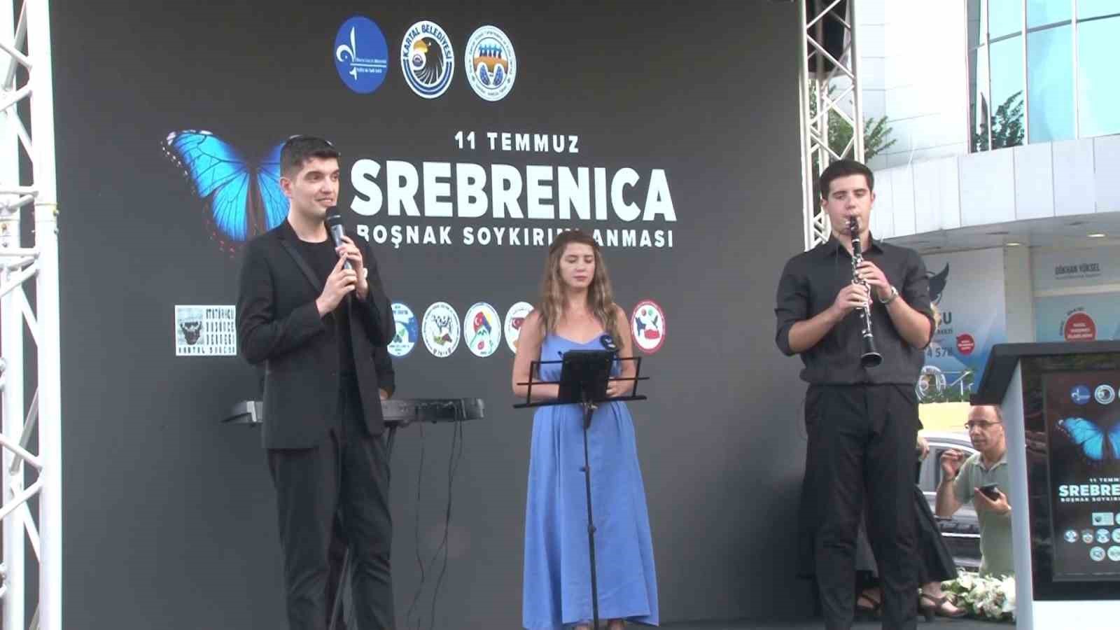 Srebrenitsa Katliamı&rsquo;nın 29. yılında, hayatını kaybedenler Kartal&rsquo;da anıldı
