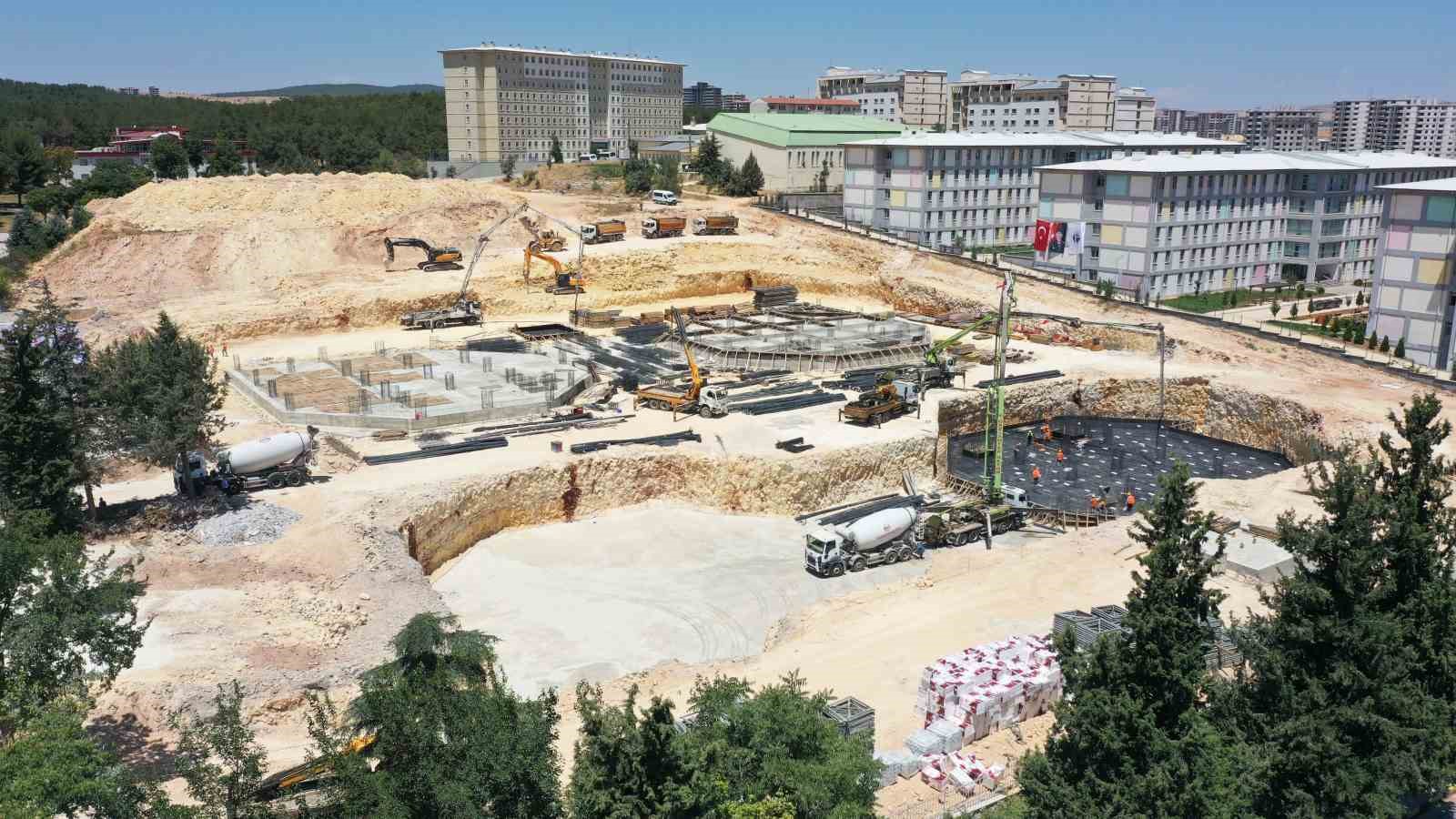 Gaziantep Üniversitesinde yeni kütüphane binasının temeli atıldı