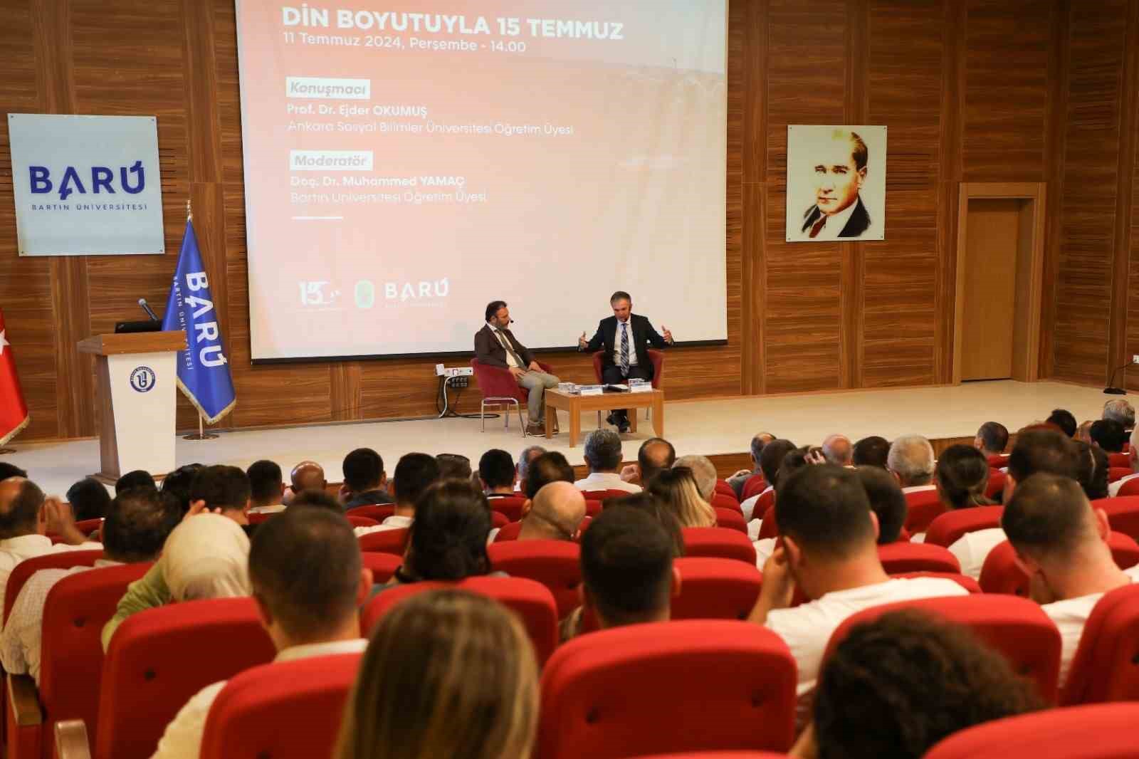 BARÜ’de 15 Temmuz  konferansı