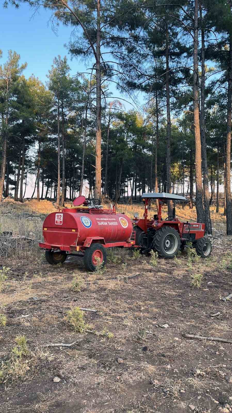 Tankerler ile yangınların büyümesi önlendi
