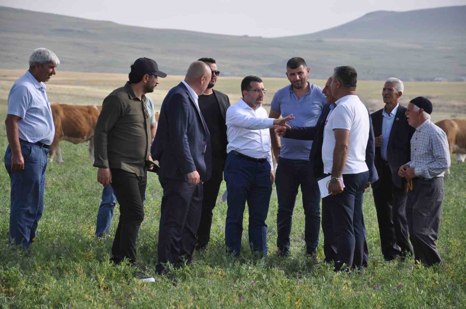 Kars’ta ıslah edilen meralar ekonomiye kazandırıldı