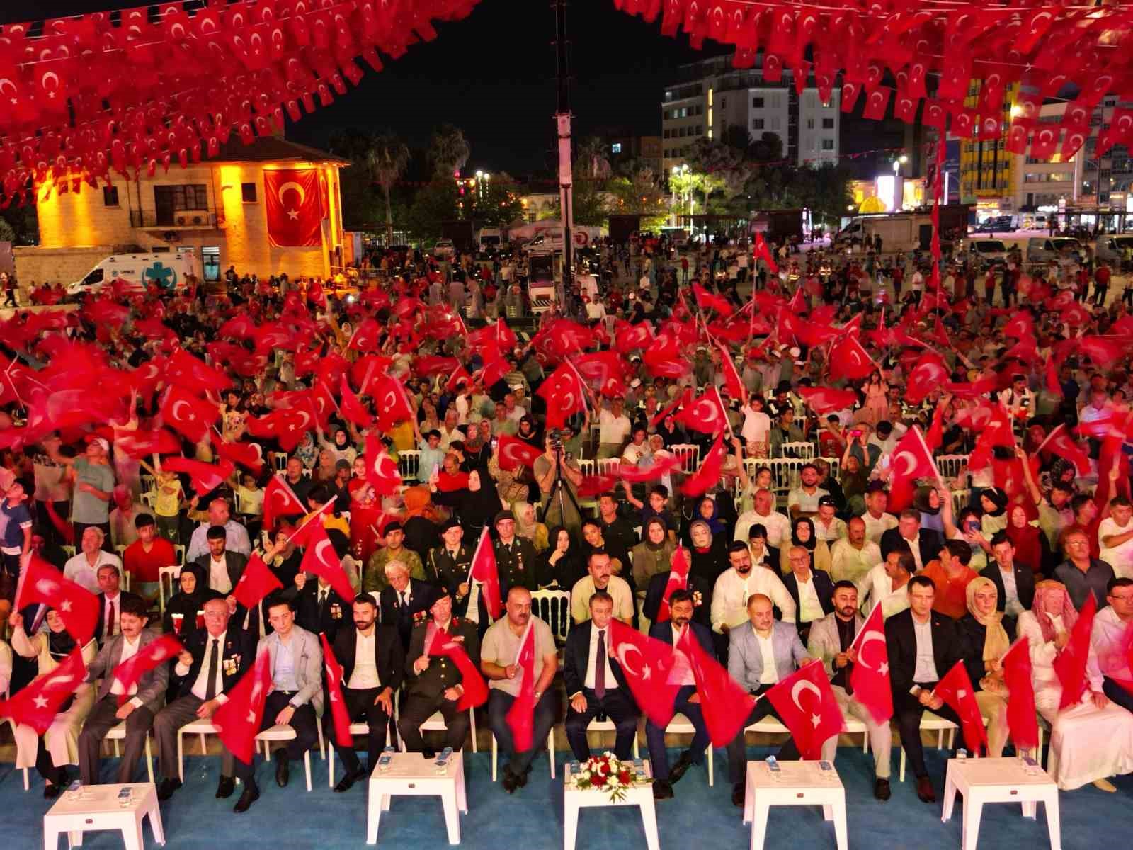 Şanlıurfa&rsquo;da 15 Temmuz Milli Birlik G&uuml;n&uuml; anma programı d&uuml;zenlendi
