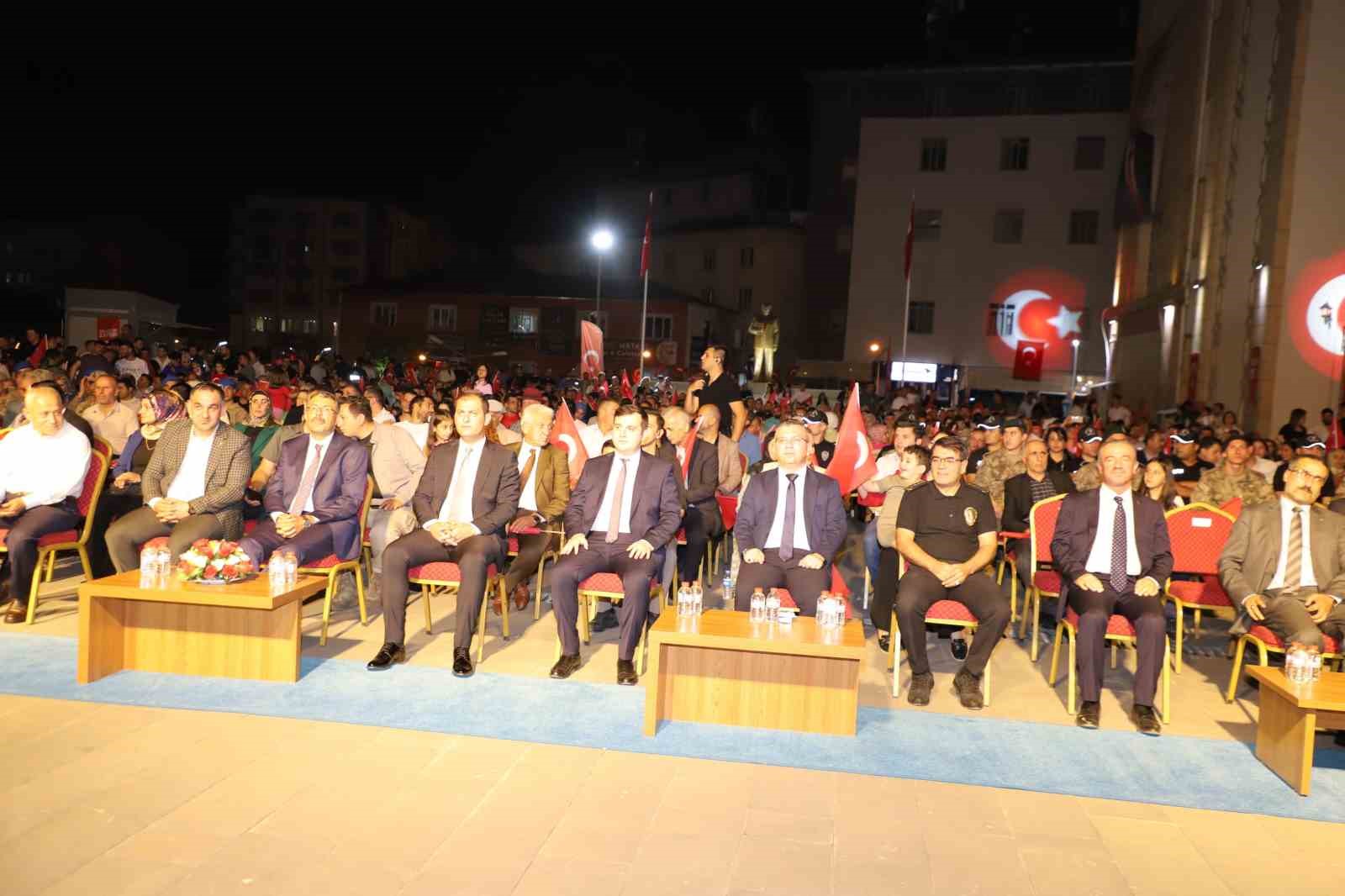 Hakkari&rsquo;de 15 Temmuz etkinliğine yoğun ilgi
