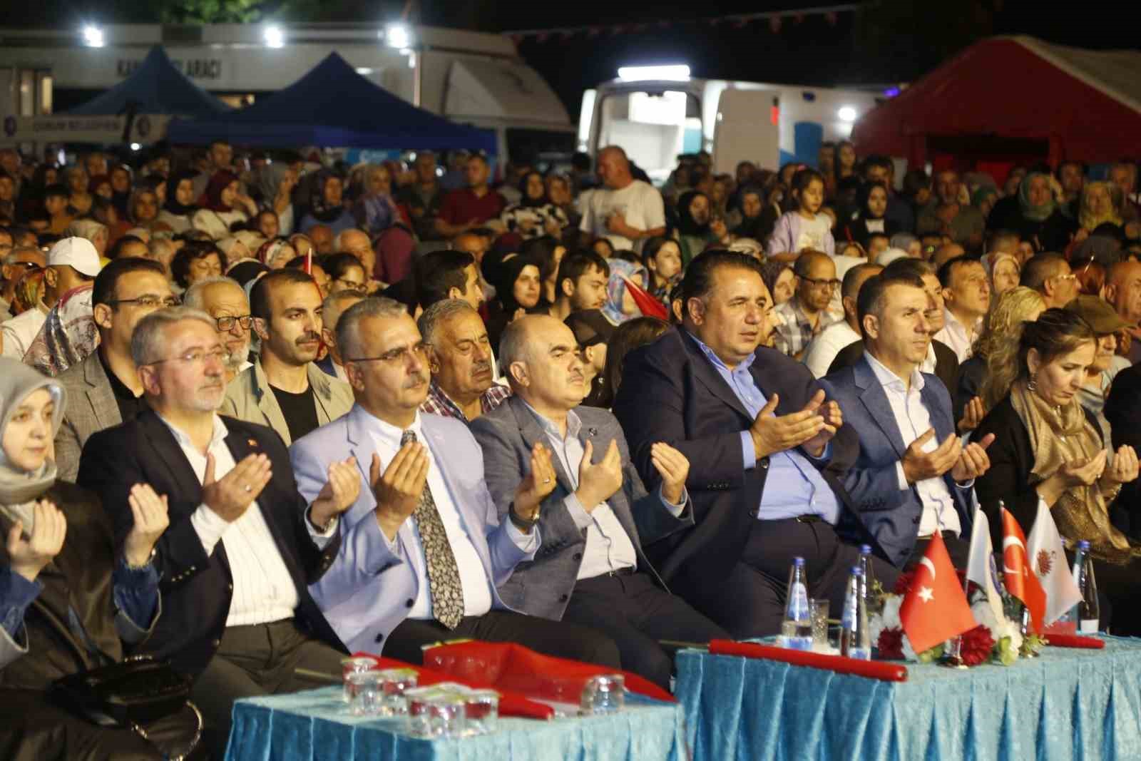 Çorum’da “15 Temmuz Demokrasi ve Milli Birlik Günü” etkinlikleri