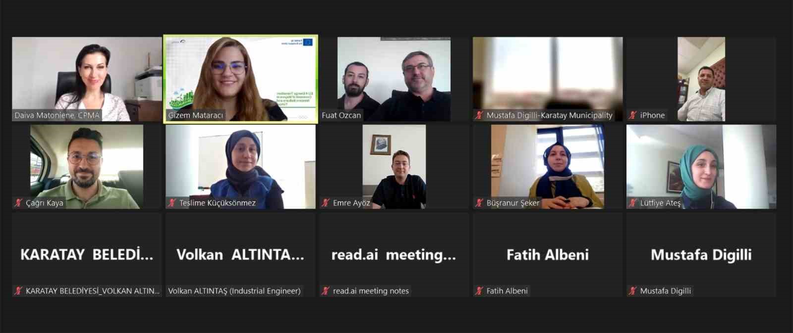 GCoM&rsquo;u imzalayan Karatay Belediyesi, &lsquo;SECAP&rsquo; i&ccedil;in hazırlıklara başladı
