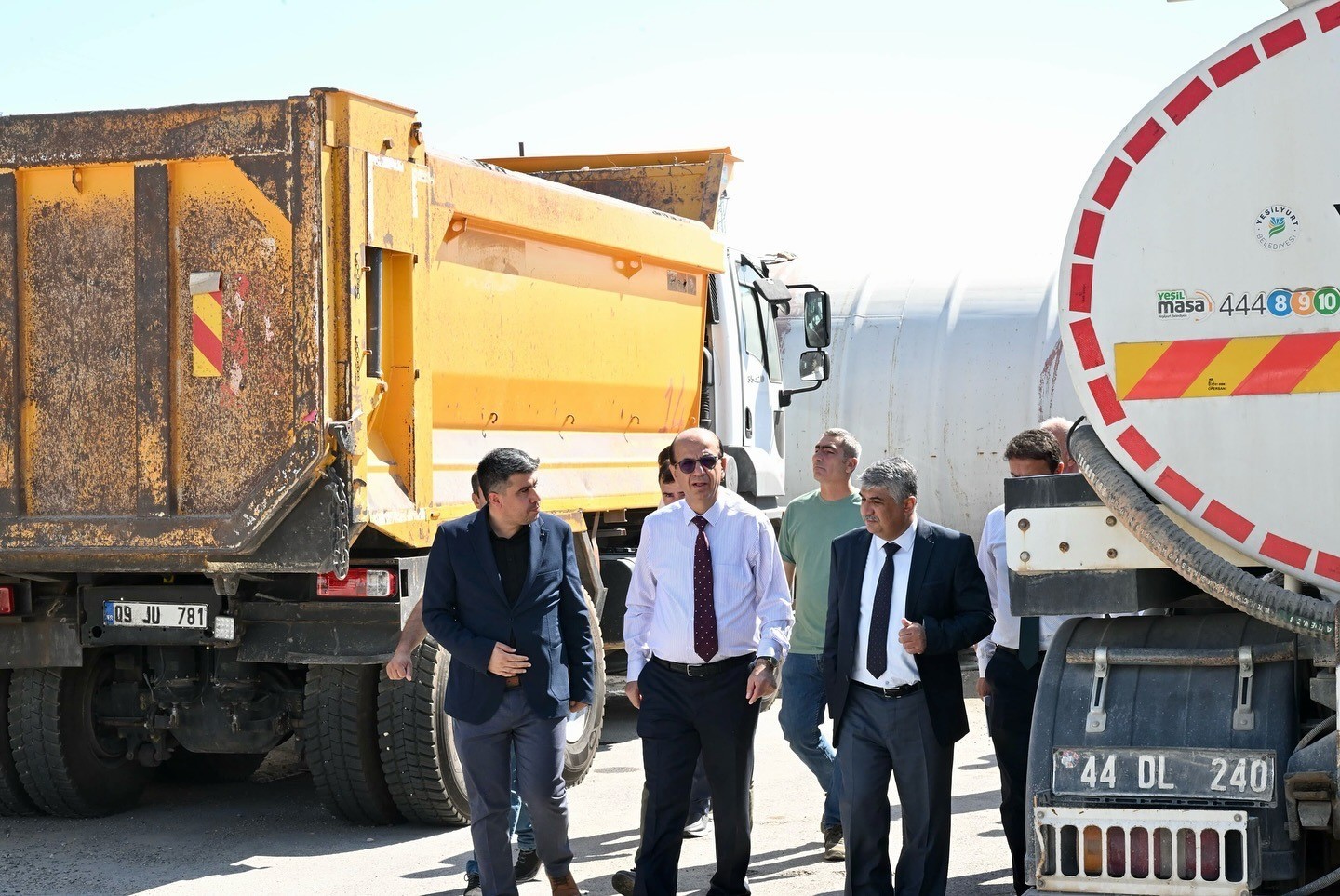 Başkan Ge&ccedil;it, beton santralini yeniden belediyeye kazandırdı
