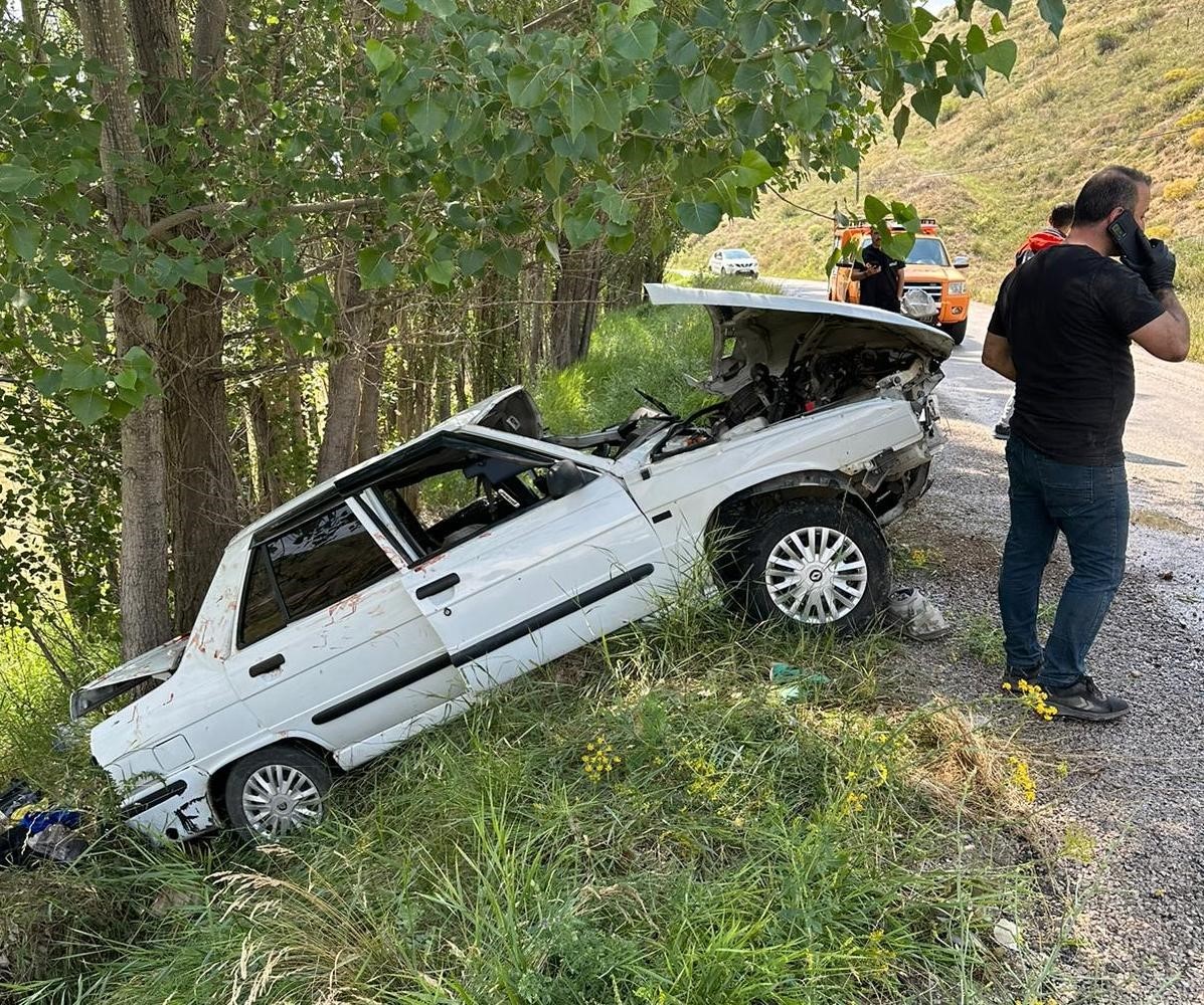 Bayburt’ta trafik kazası: 1 ölü, 2 yaralı