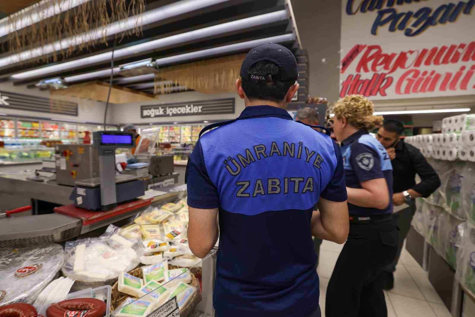 Ümraniye’de zabıta ekipleri 7/24 denetimde
