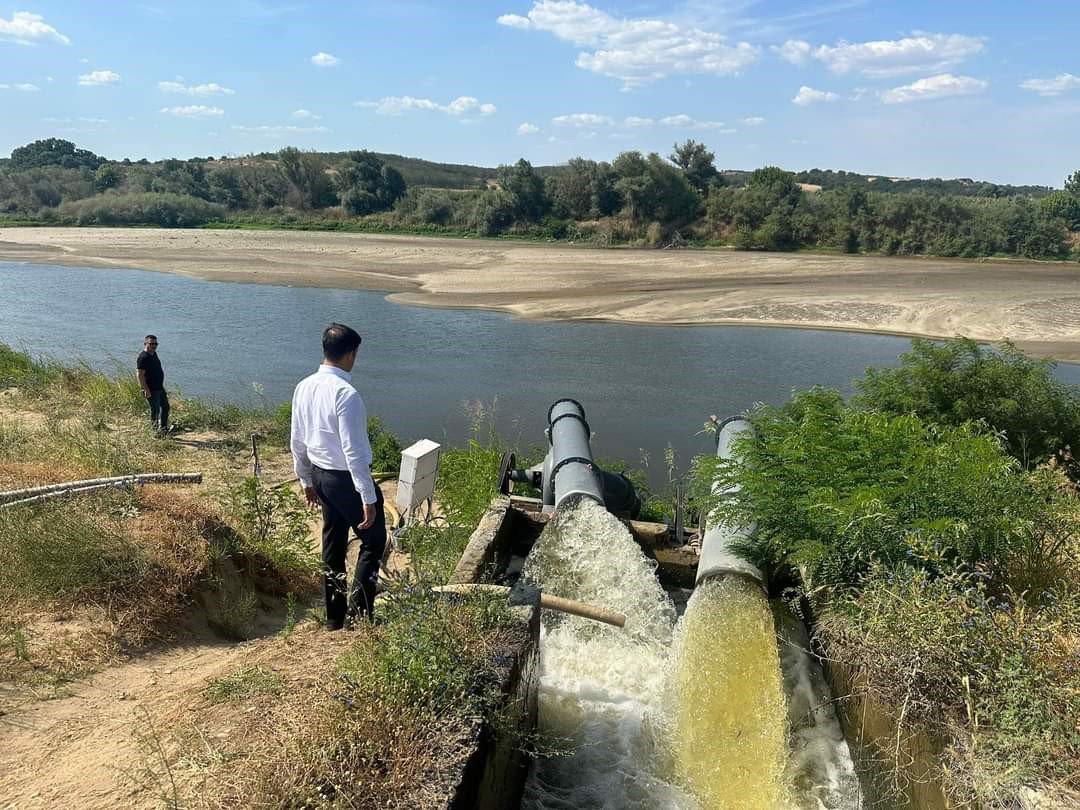 Meri&ccedil; Nehri&rsquo;ne deniz suyu karışmaması i&ccedil;in set &ccedil;ekildi
