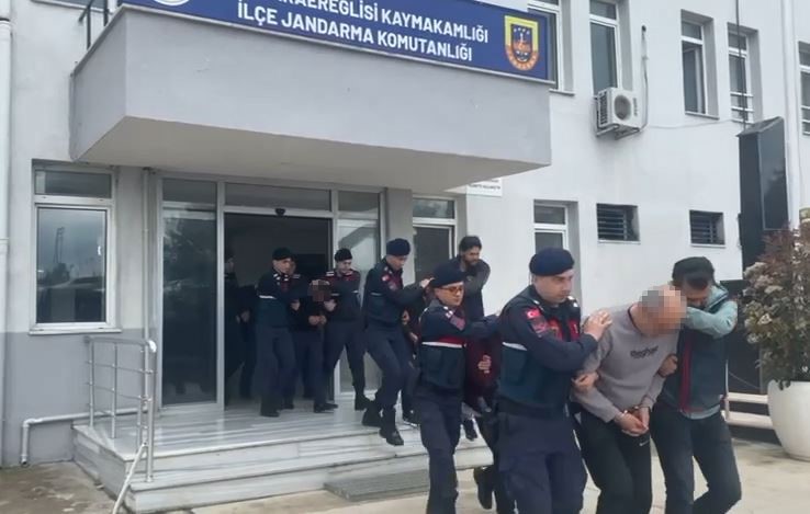 Tekirdağ&rsquo;da yakalanan 66 kişiden 23&rsquo;&uuml; tutuklandı
