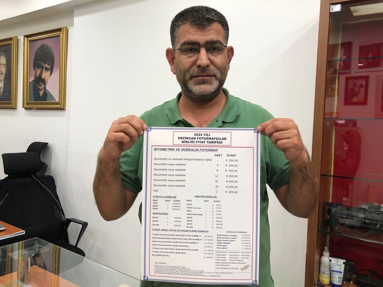 Erzincan&rsquo;da fotoğraf&ccedil;ılar korsan fotoğraf&ccedil;ılara karşı
