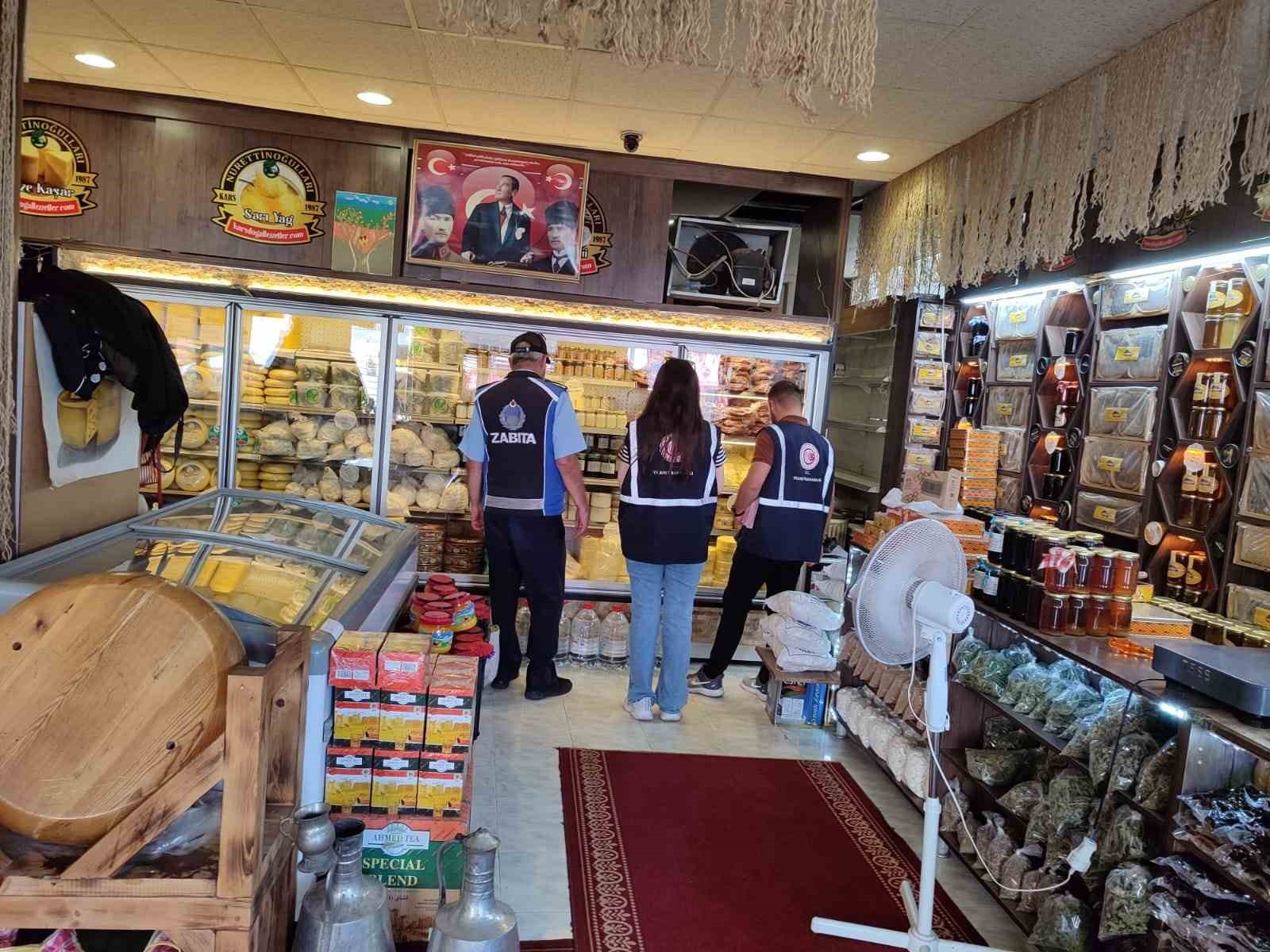 Kars’ta işletmeler denetlendi