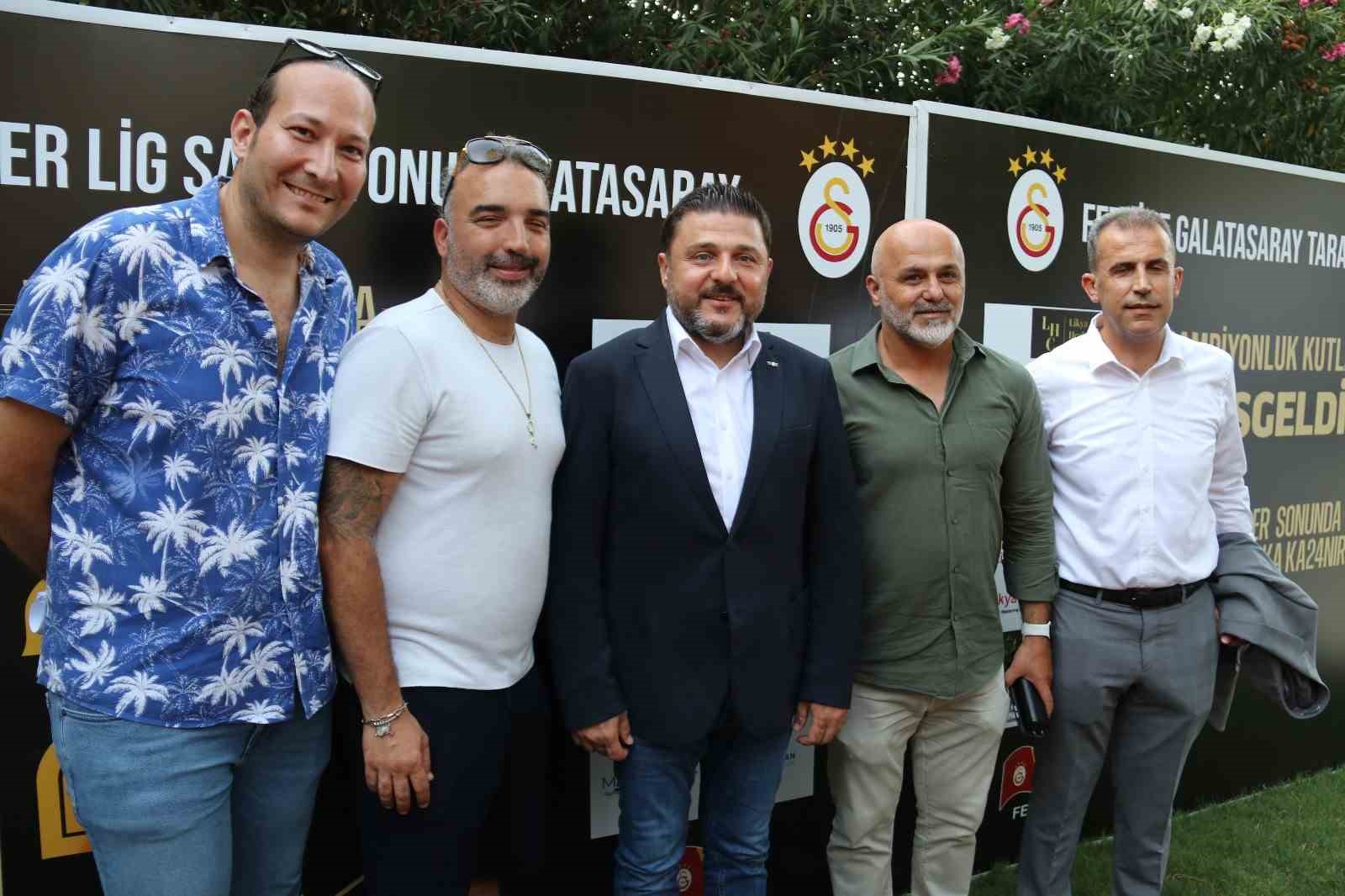 Fethiye’de Galatasaray şampiyonluk gecesi düzenledi
