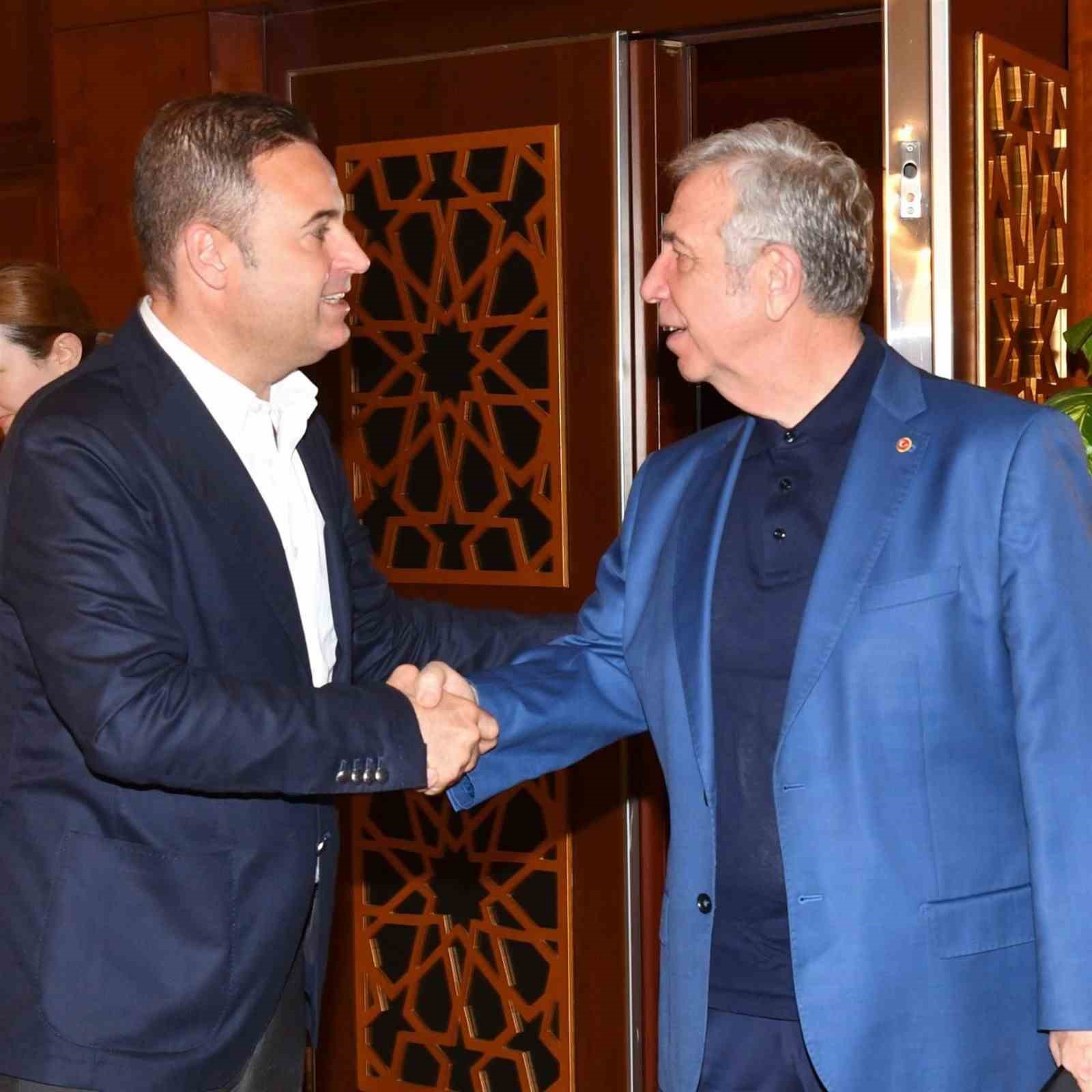 Ahmet Akın, Mansur Yavaş&rsquo;ı ziyaret etti
