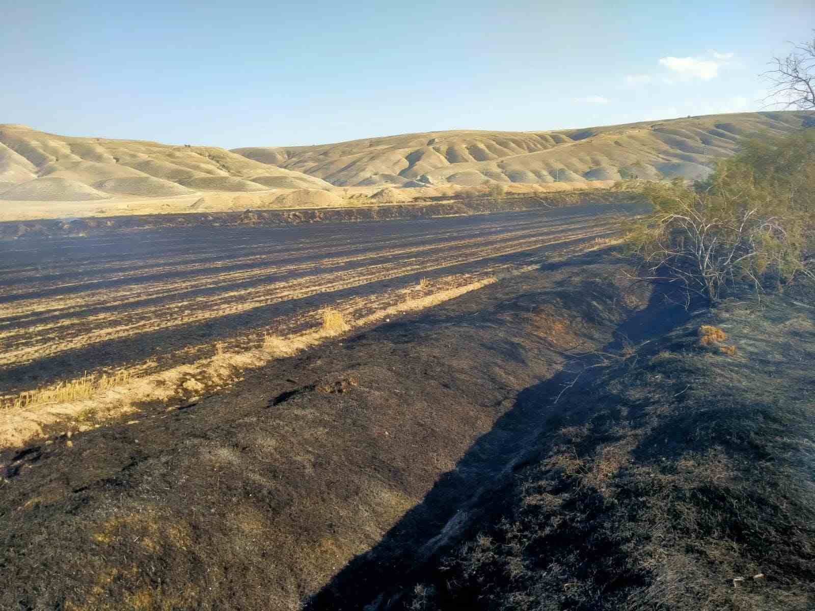 Çankırı’da arazi yangını
