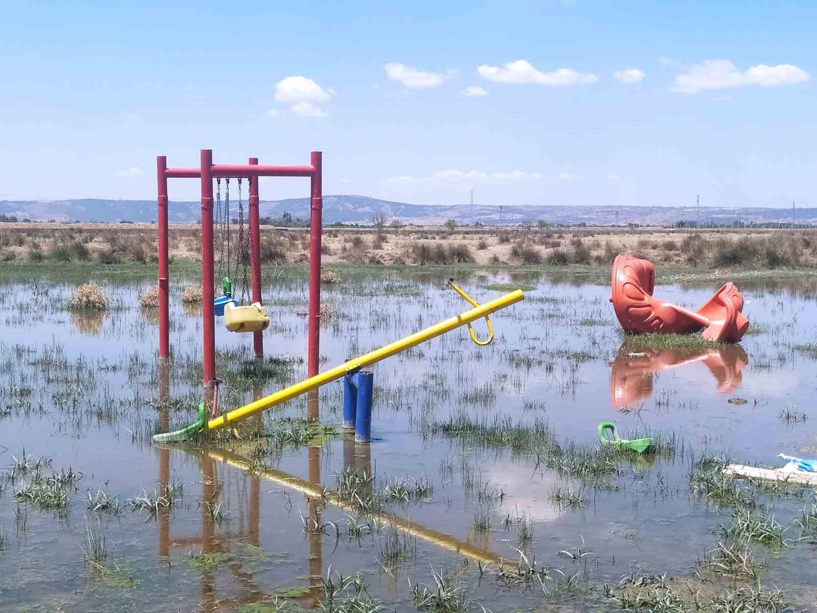 Bakımsız kalan kanallar merayı bataklığa çevirdi
