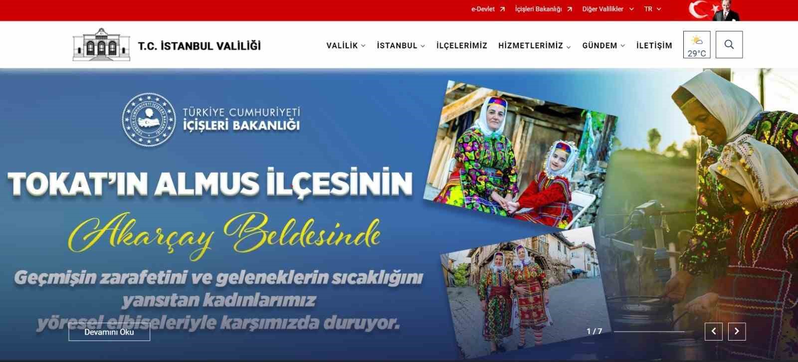 Tokatlı kadınlar 81 il valiliği ve 922 ilçe kaymakamlığı sitelerinde yer aldı