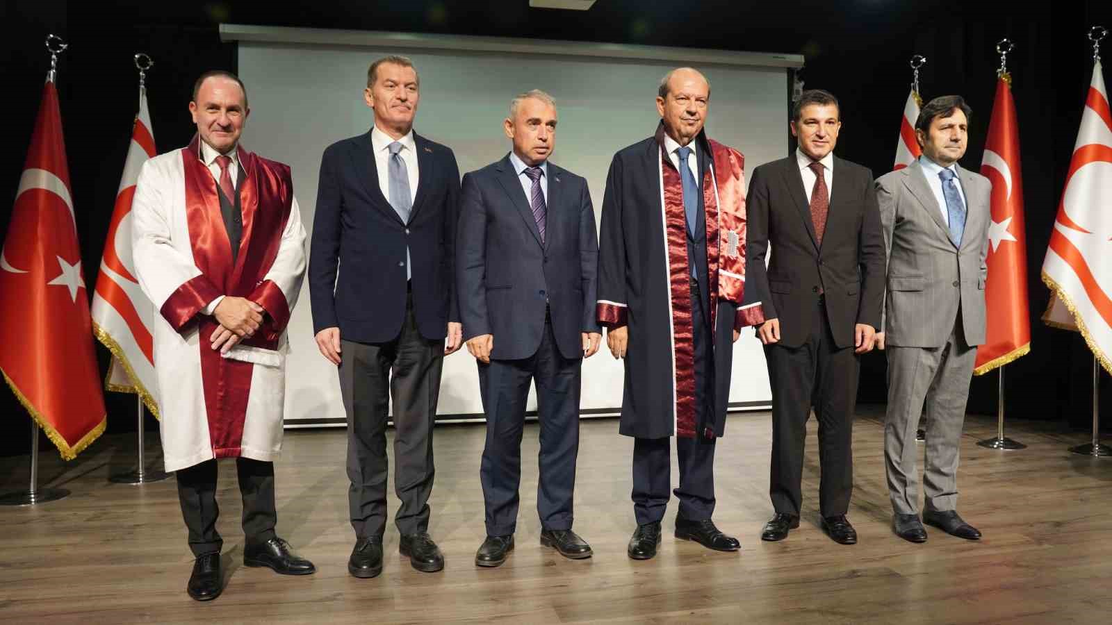 KKTC Cumhurbaşkanı Tatar&rsquo;a fahri doktora 