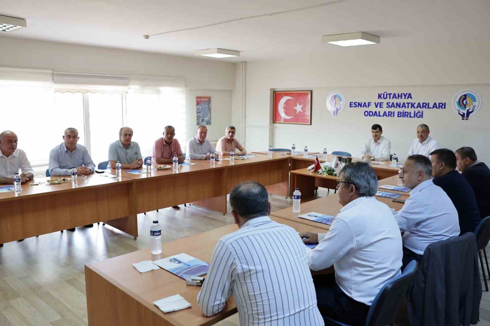 Başkan Kahveci: "Belediye olarak esnaf ve sanatkarın yanındayız"
