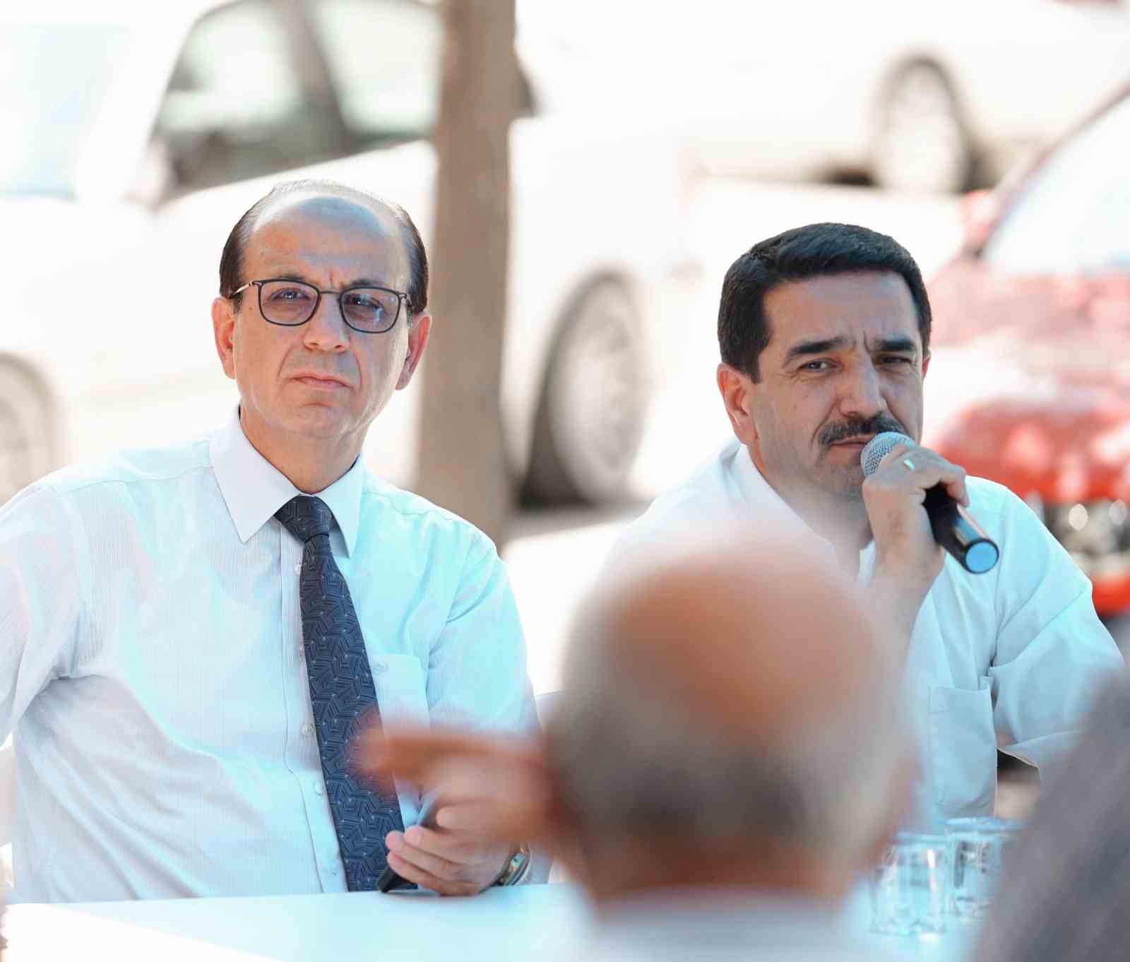 Başkan Taşkın ve Ge&ccedil;it vatandaşlarla buluştu
