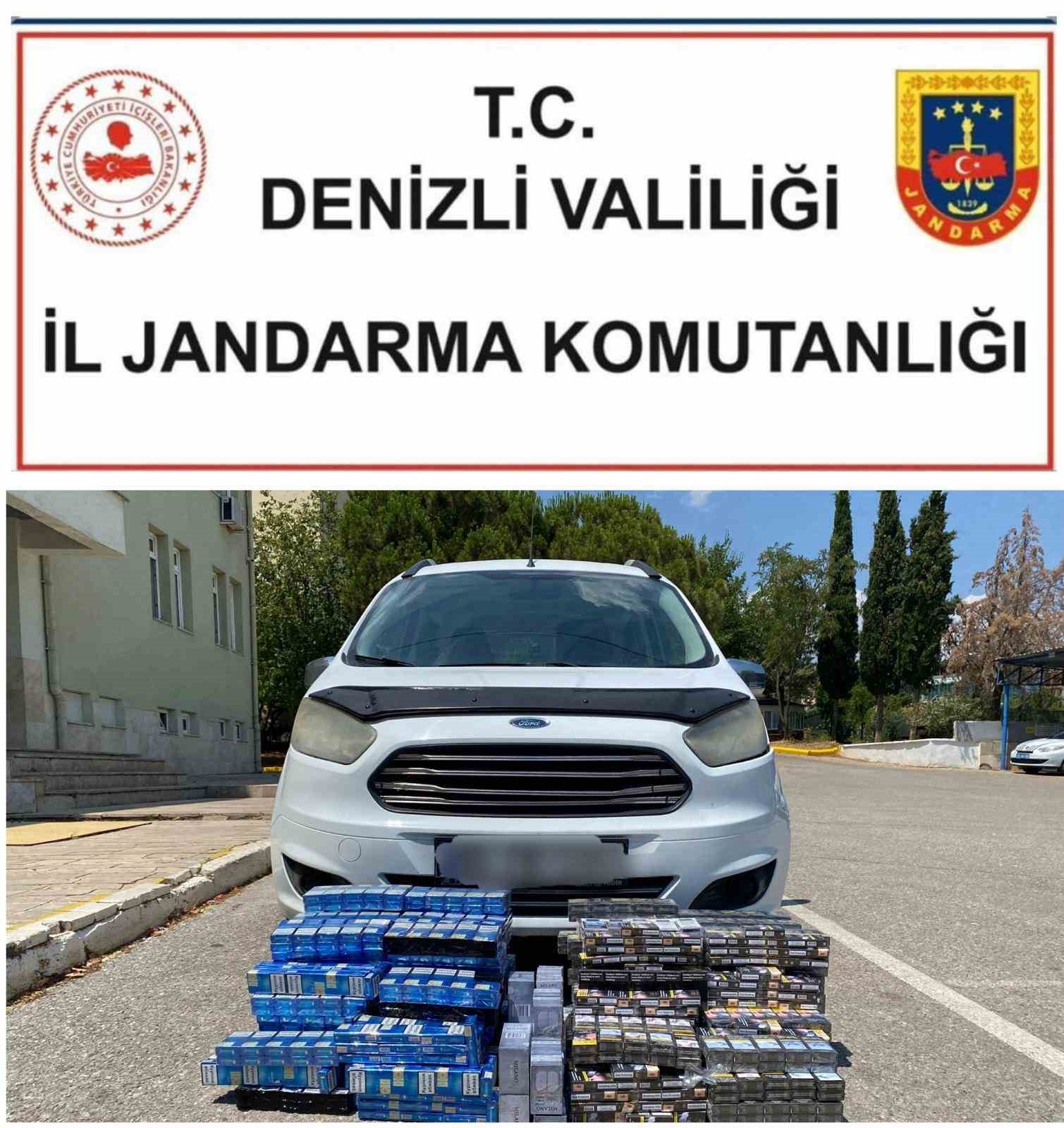 Denizli&rsquo;de 200 karton ka&ccedil;ak sigara ele ge&ccedil;irildi

