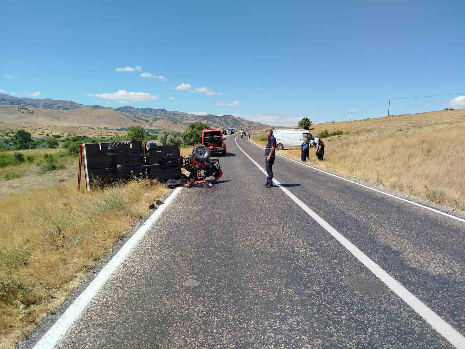 Malatya&rsquo;da &ccedil;apa motoru devrildi: 1 &ouml;l&uuml;, 1 ağır yaralı
