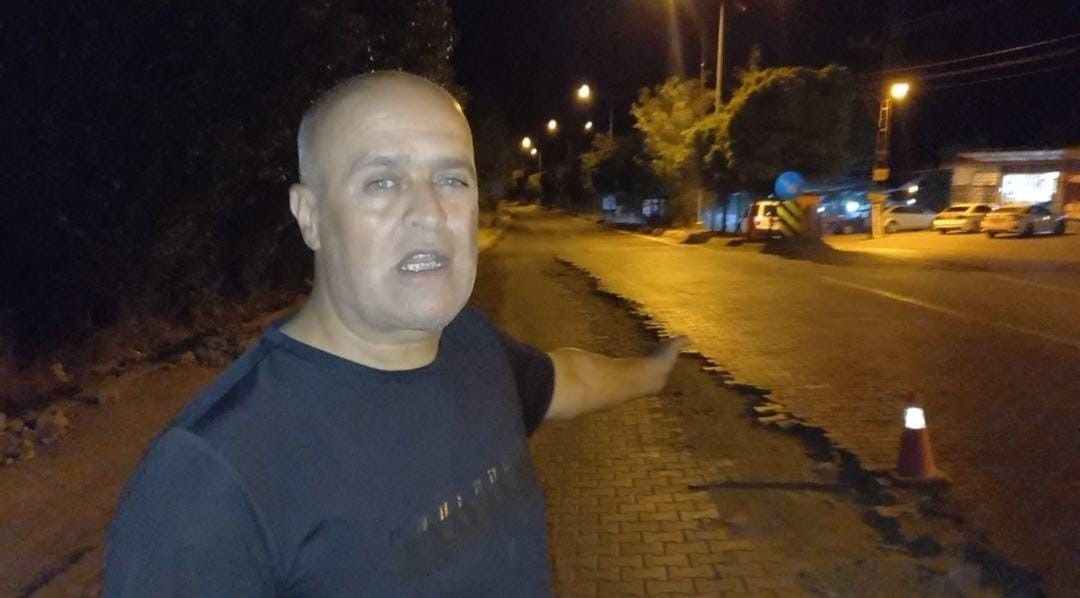 Yoldaki &ccedil;ukur ara&ccedil; sahiplerinin kabusu oluyor
