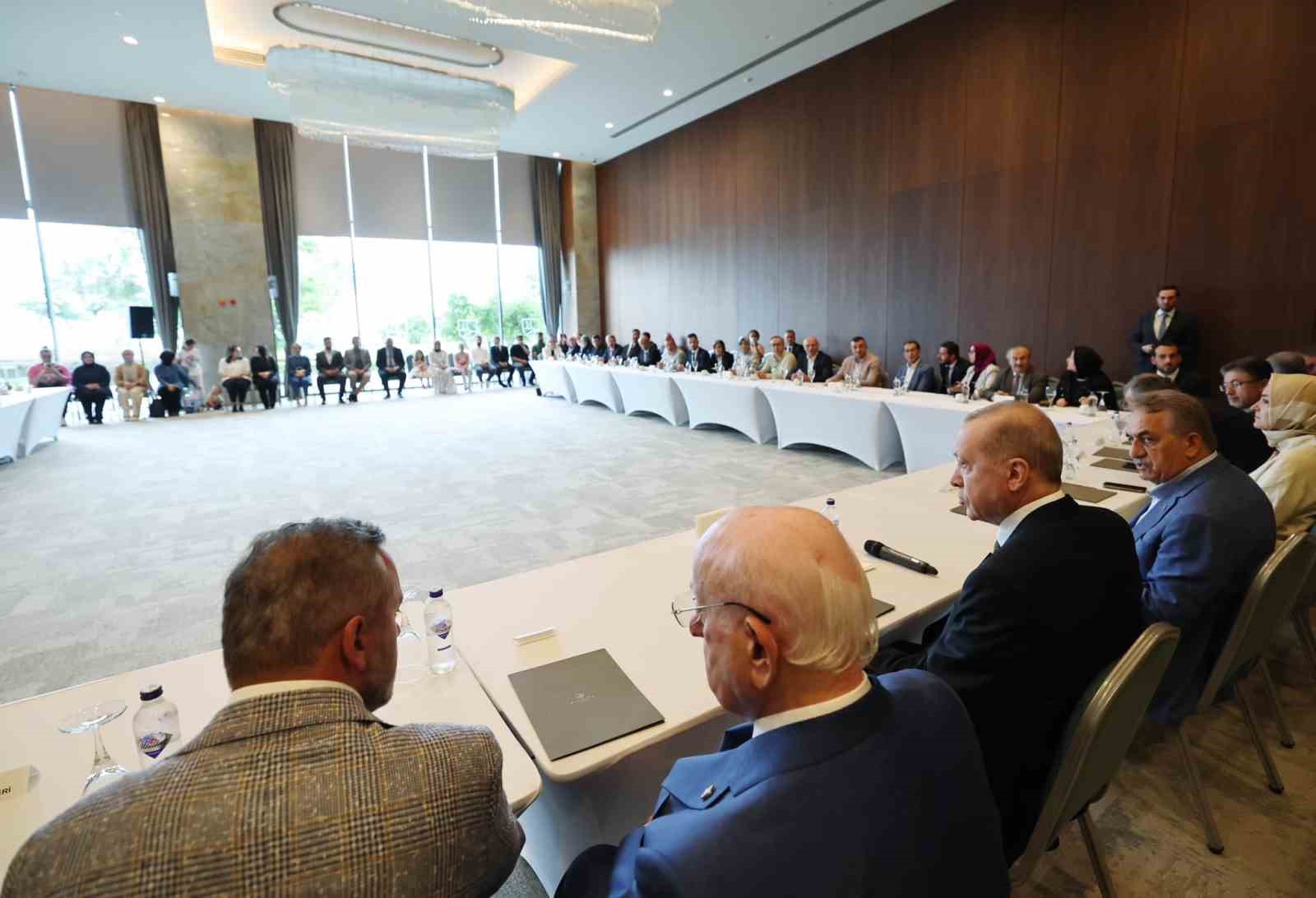 Cumhurbaşkanı Erdoğan: &ldquo;Mahmut Abbas&rsquo;ı biz davet ettik. Ama Mahmud Abbas maalesef bize olumlu cevap veremedi" 