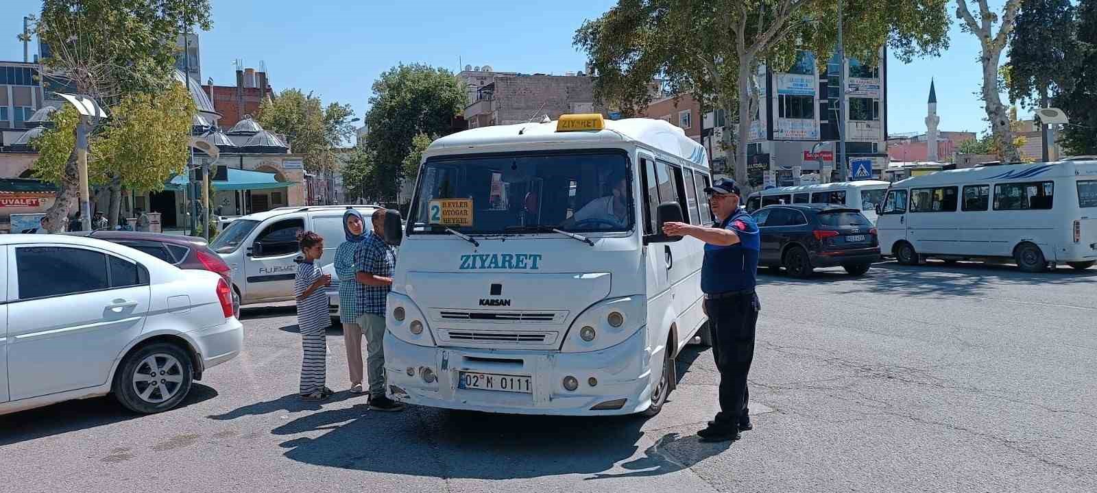 Adıyaman’da toplu taşıma araçlarında klima ve temizlik denetimi