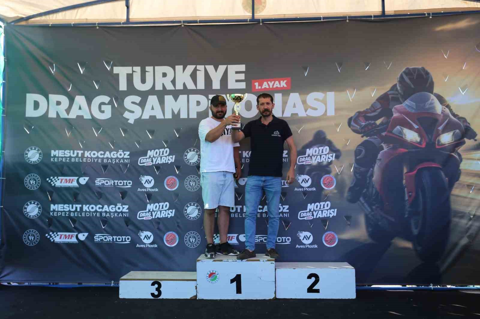 Kepez’de Motodrag rüzgarı esti
