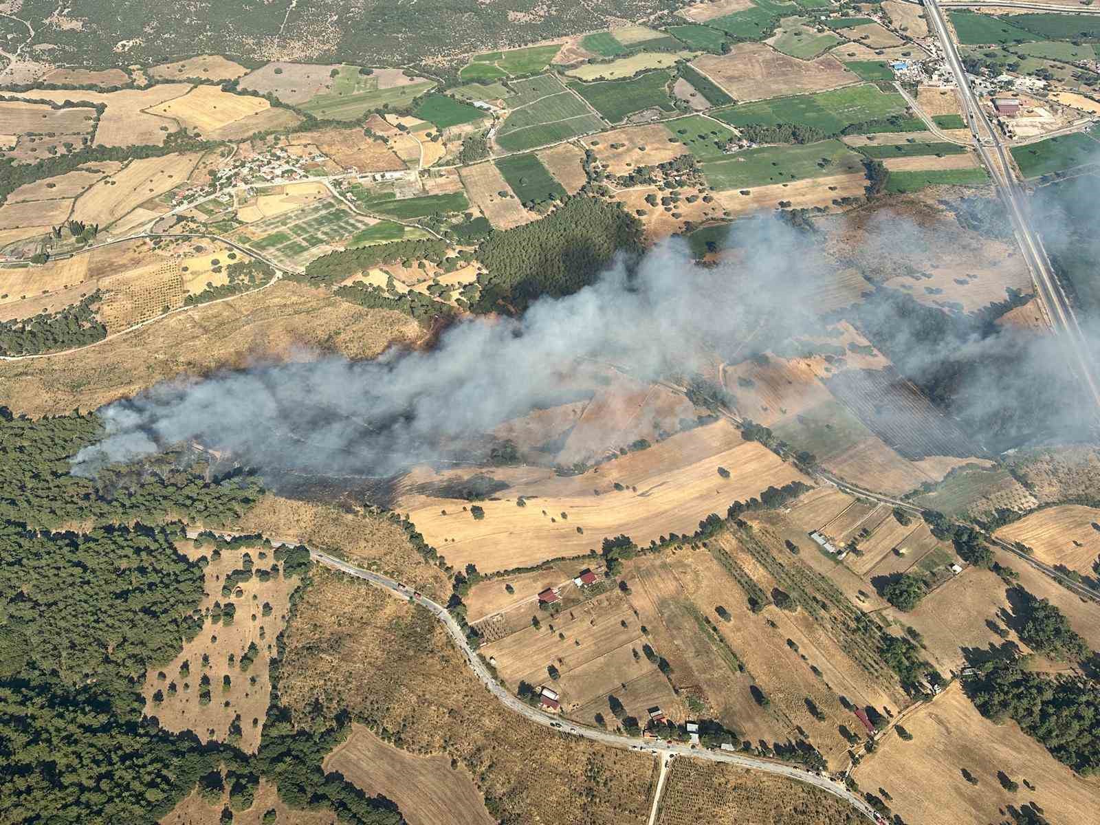 Ayvacık’taki orman yangını kontrol altına alındı