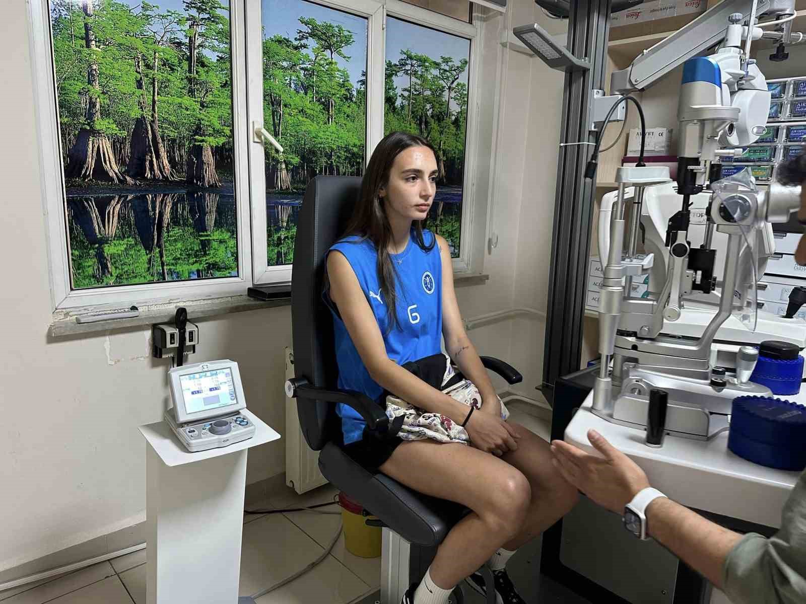 Aydın Büyükşehir Belediyespor Kadın Voleybol Takımı sağlık taramasından geçti