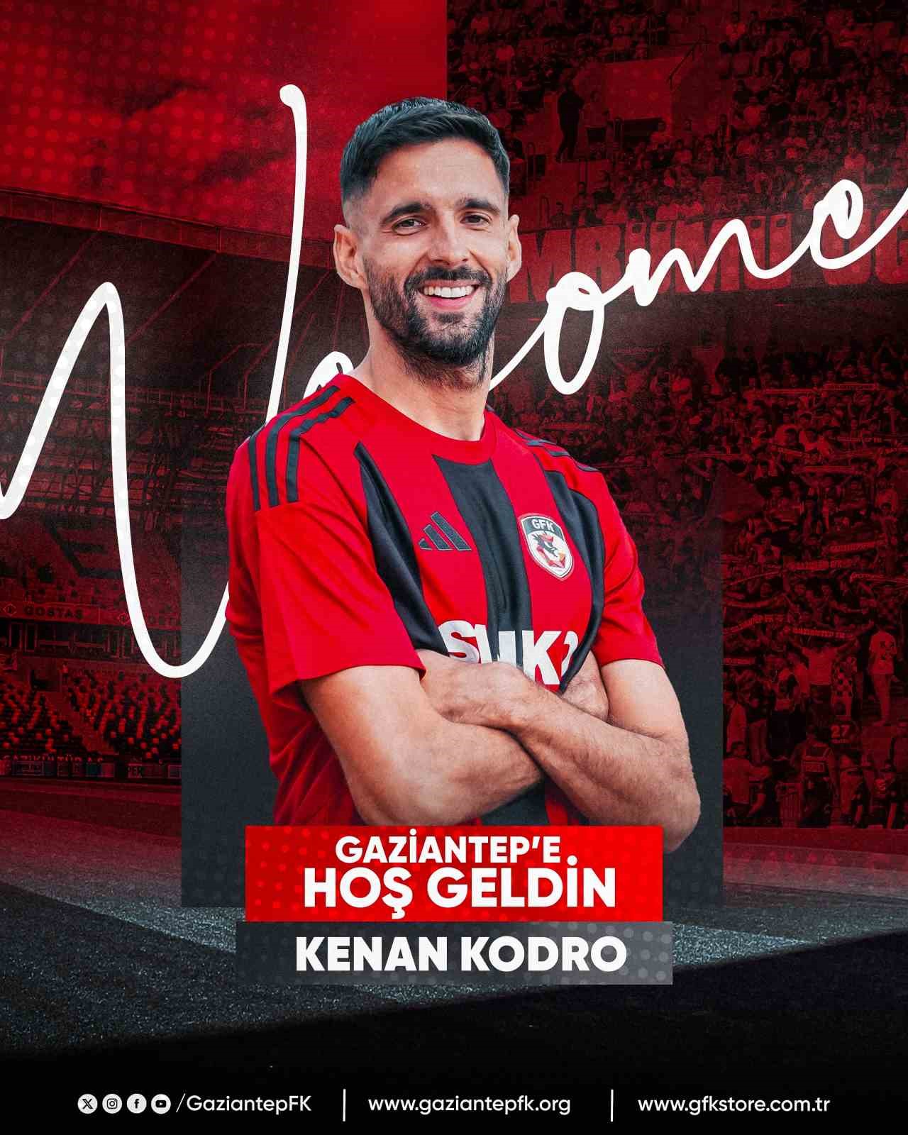 Kenan Kodro, Gaziantep FK&rsquo;da

