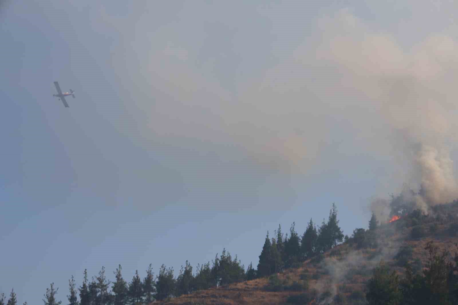 Kahramanmaraş&rsquo;ta orman yangınına m&uuml;dahale s&uuml;r&uuml;yor
