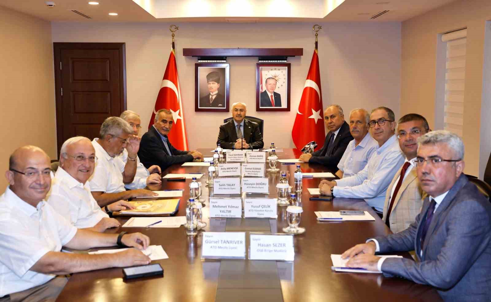 Karataş Tarıma Dayalı Sera ve Su &Uuml;r&uuml;nleri OSB toplantıları ger&ccedil;ekleştirildi
