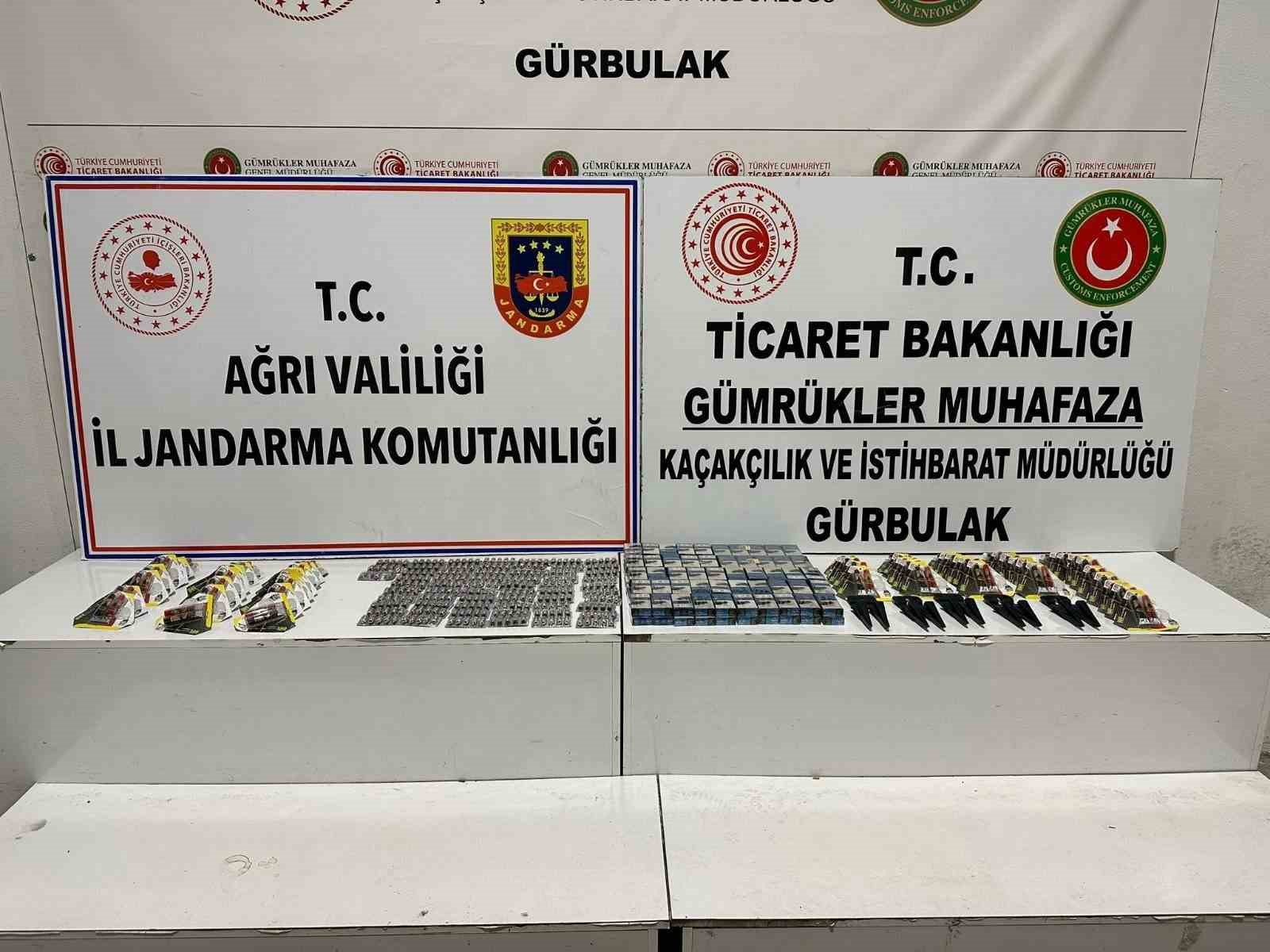 Ağrı’da uyuşturucu ve kaçakçılık operasyonu